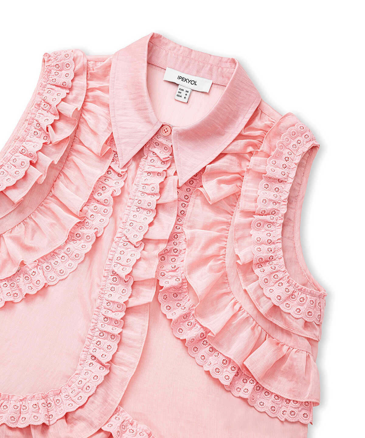 Ruffle Trimmed Blouse