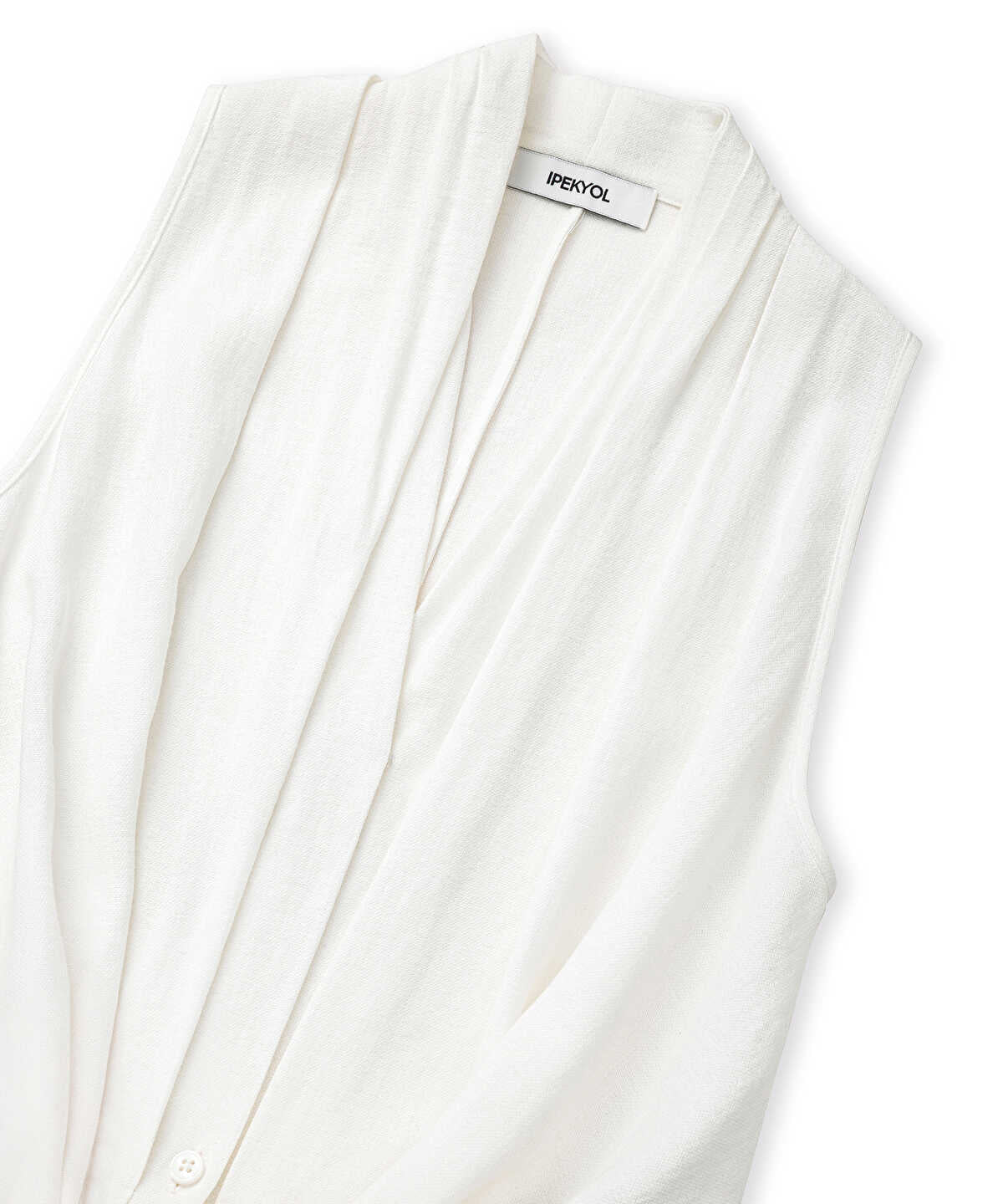 Halter Neck Tie-Waist Blouse
