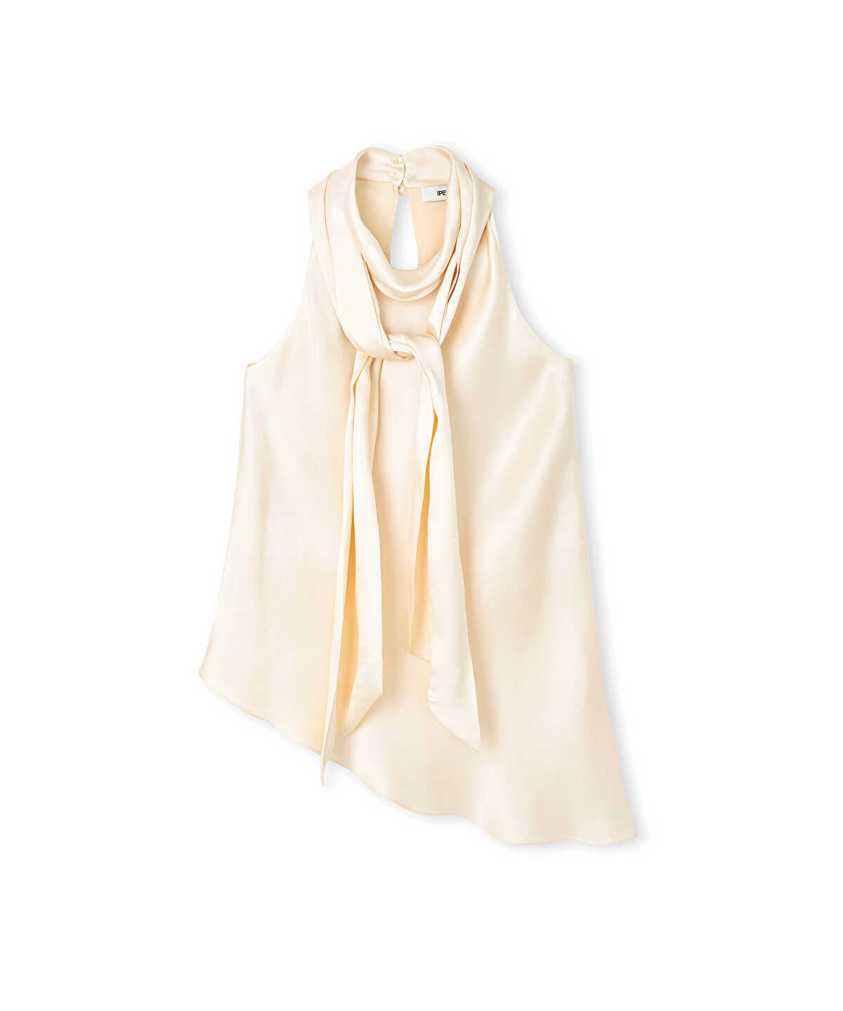 Halter Blouse with Detachable Scarf