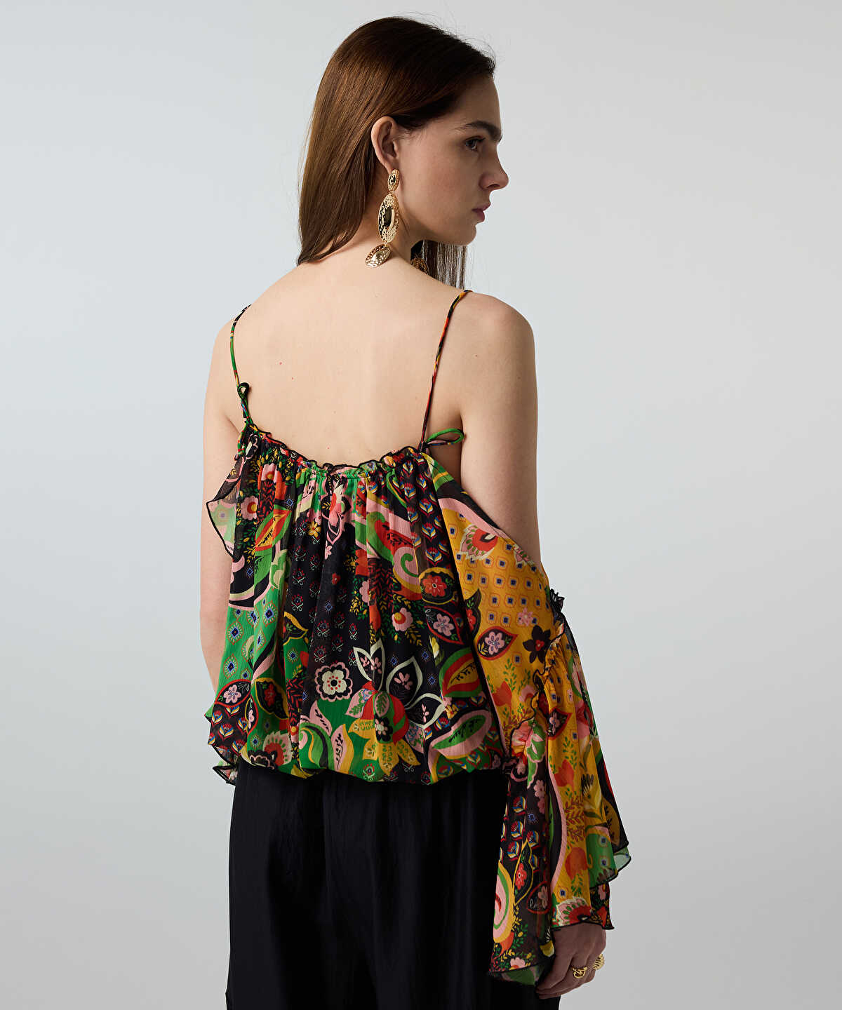Printed Chiffon Blouse