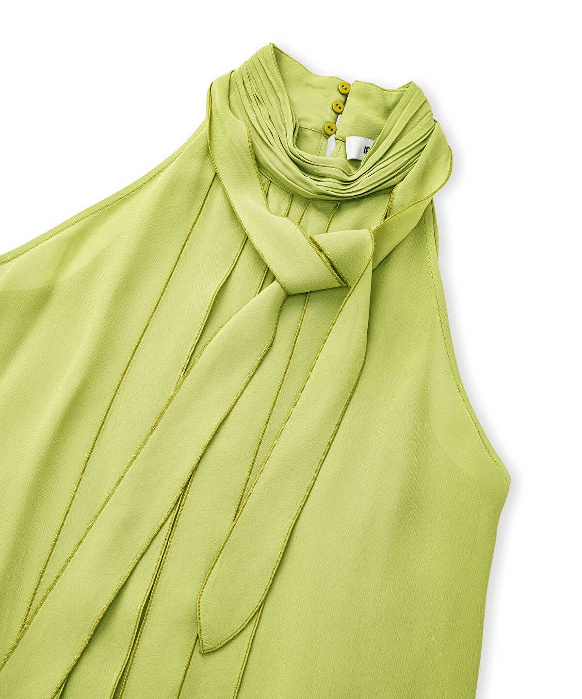 Halter-Neck Chiffon Blouse