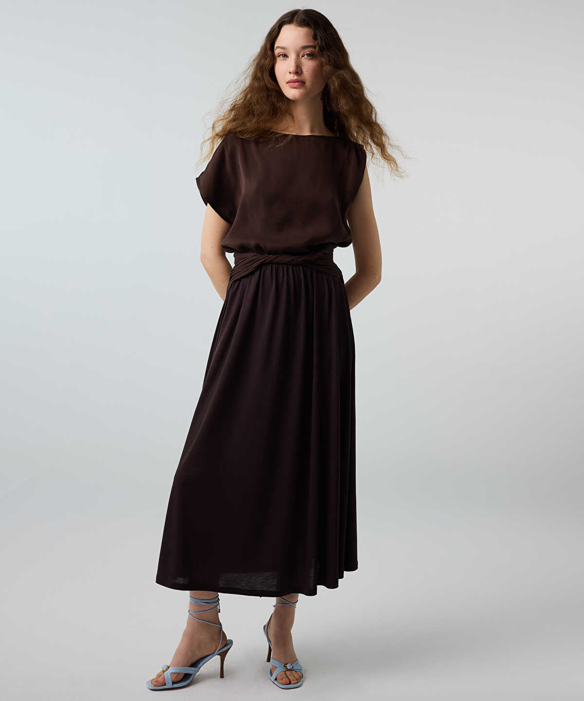 Asymmetric Sleeve Blouse