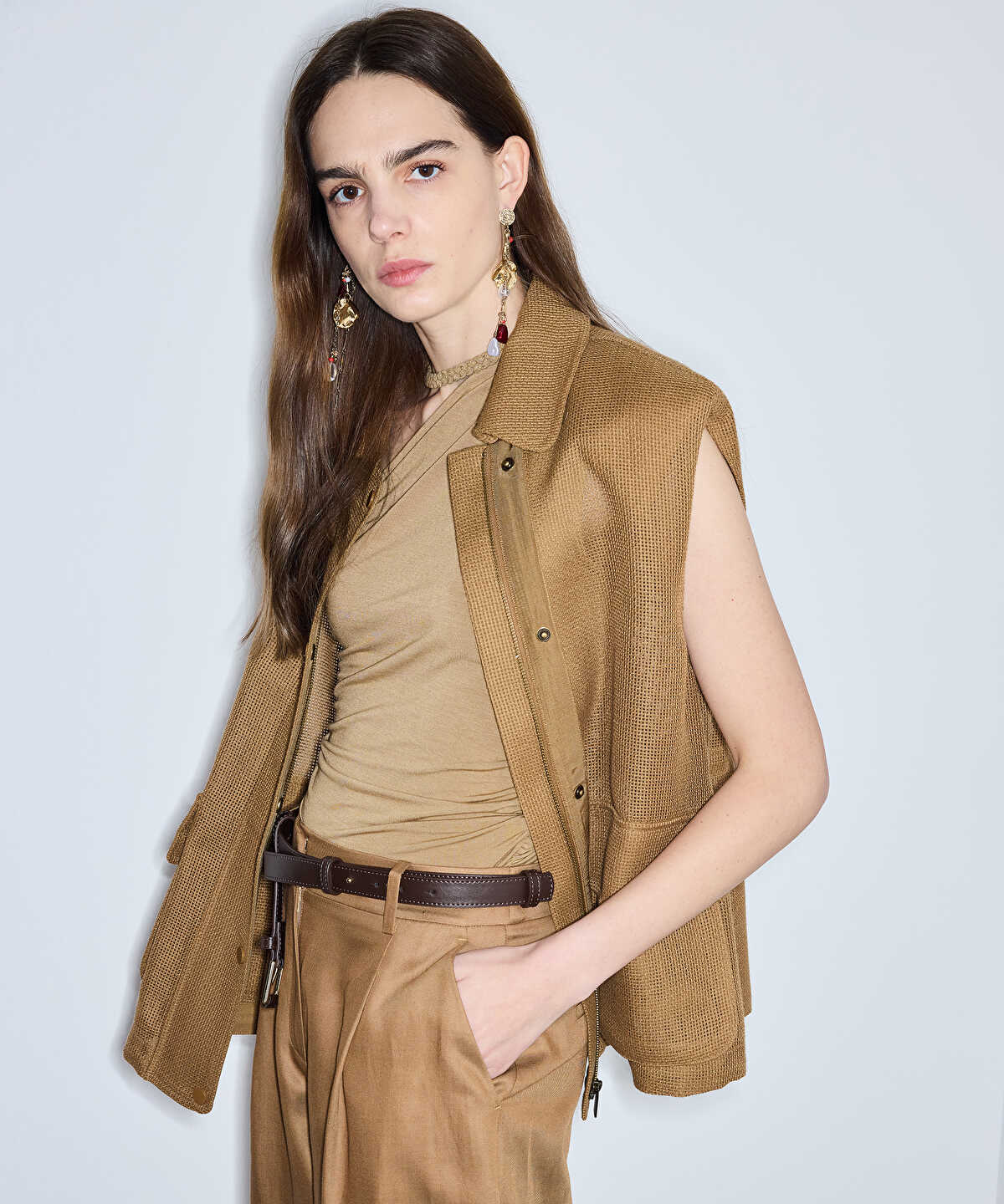 Mesh-Effect Vest