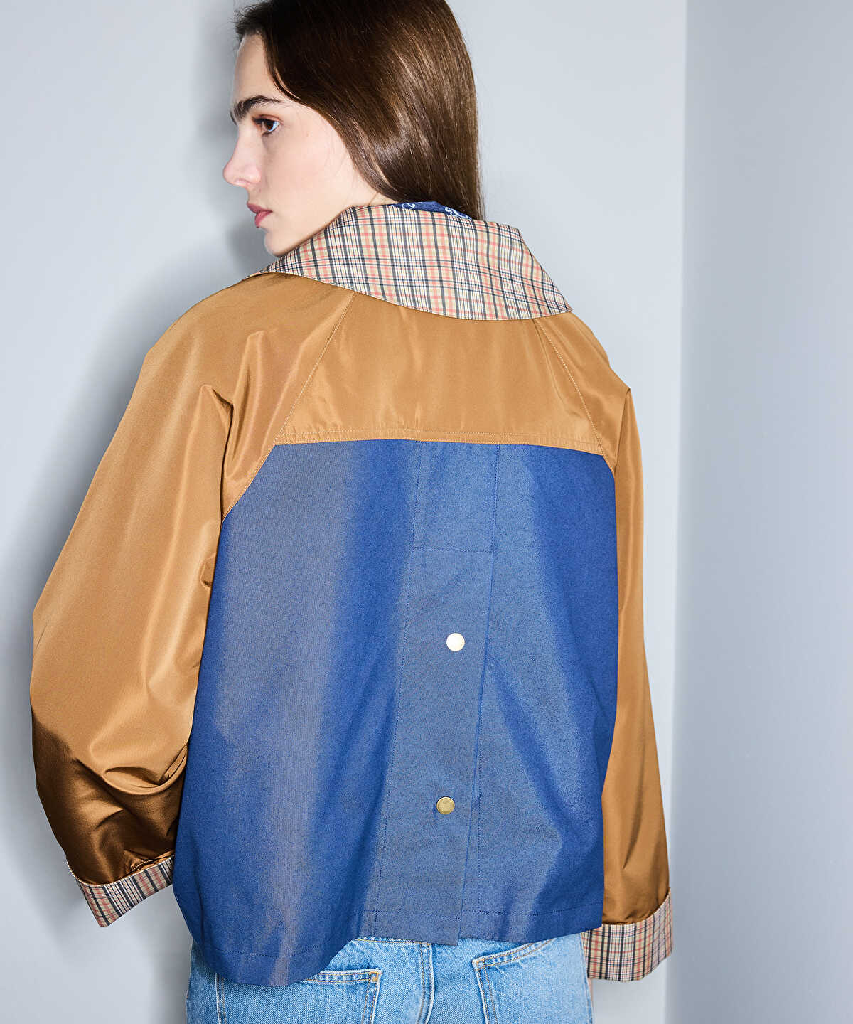 Color-Block Coat