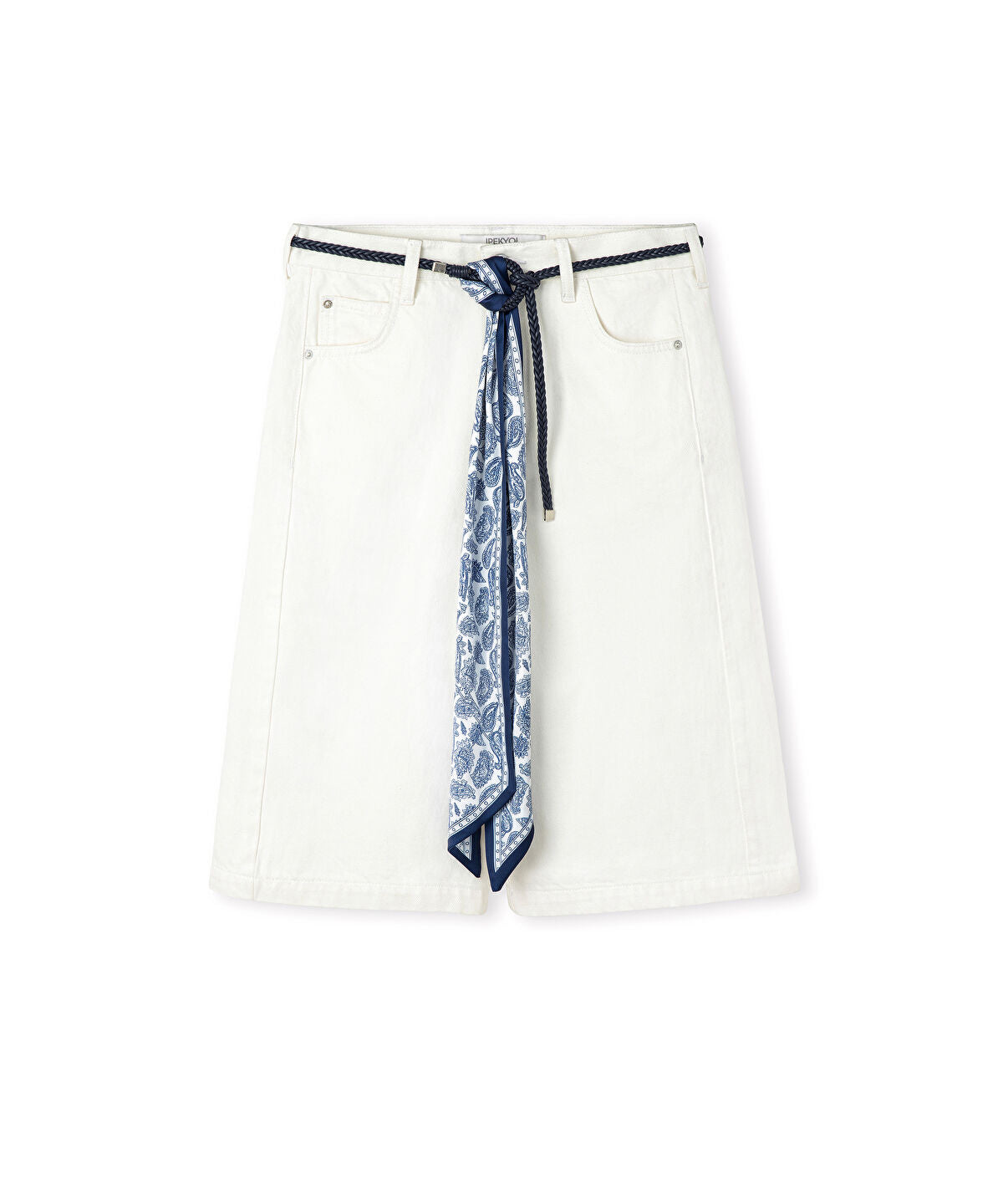 Belted Bermuda Shorts