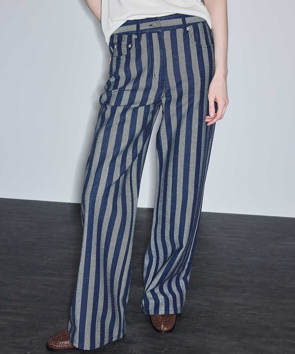 Striped Jeans