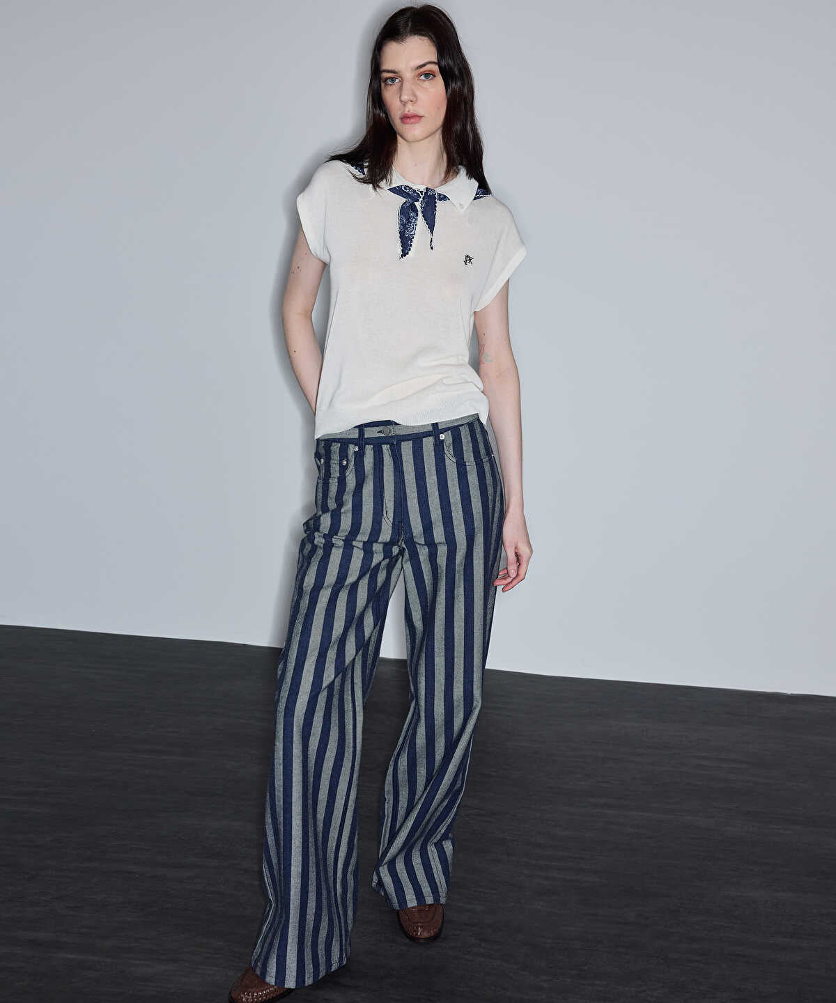 Striped Jeans