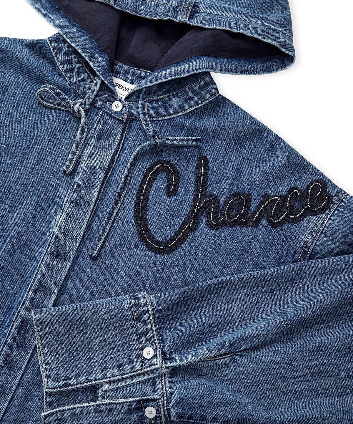 Embroidered Denim Shirt