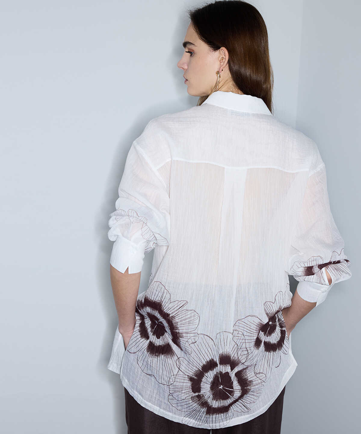 Textured Printed Shirt