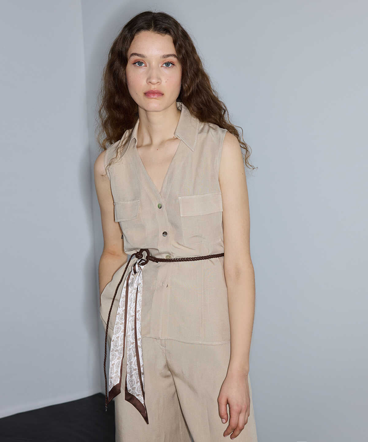 Belted Shirt