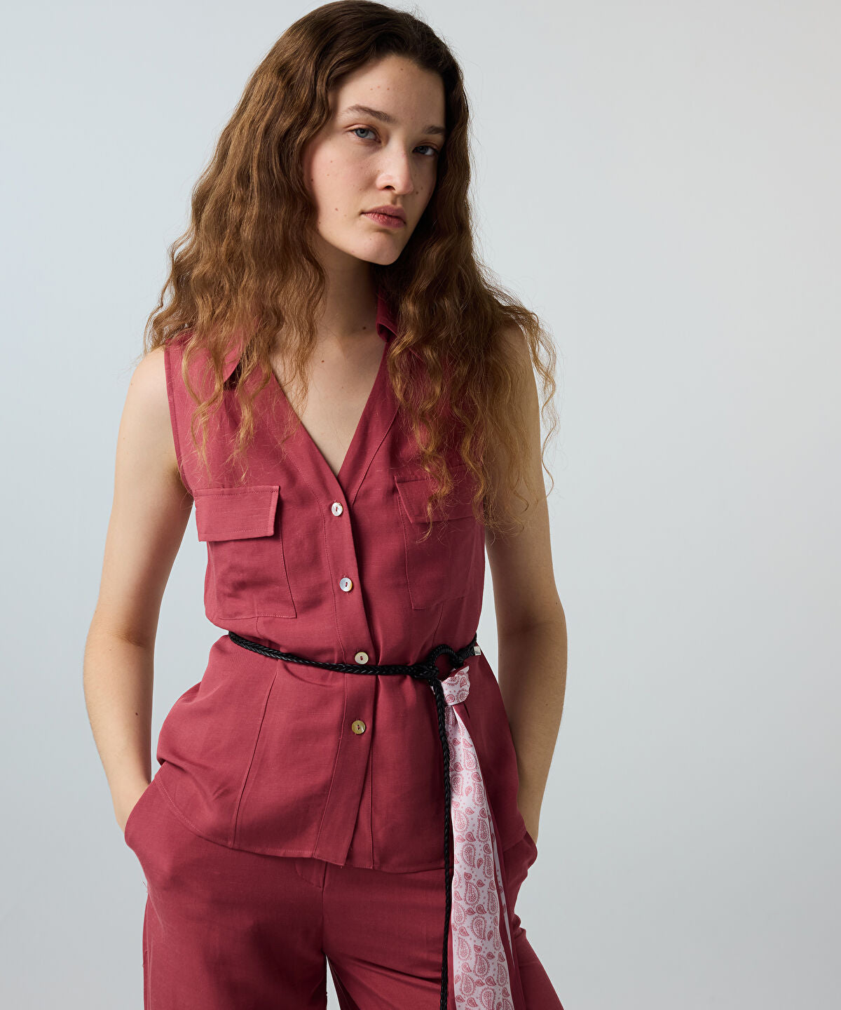 Belted Shirt