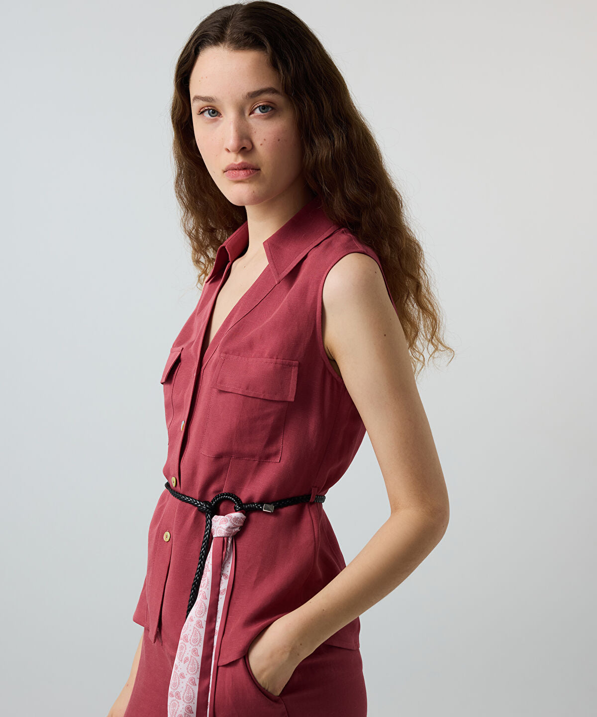 Belted Shirt