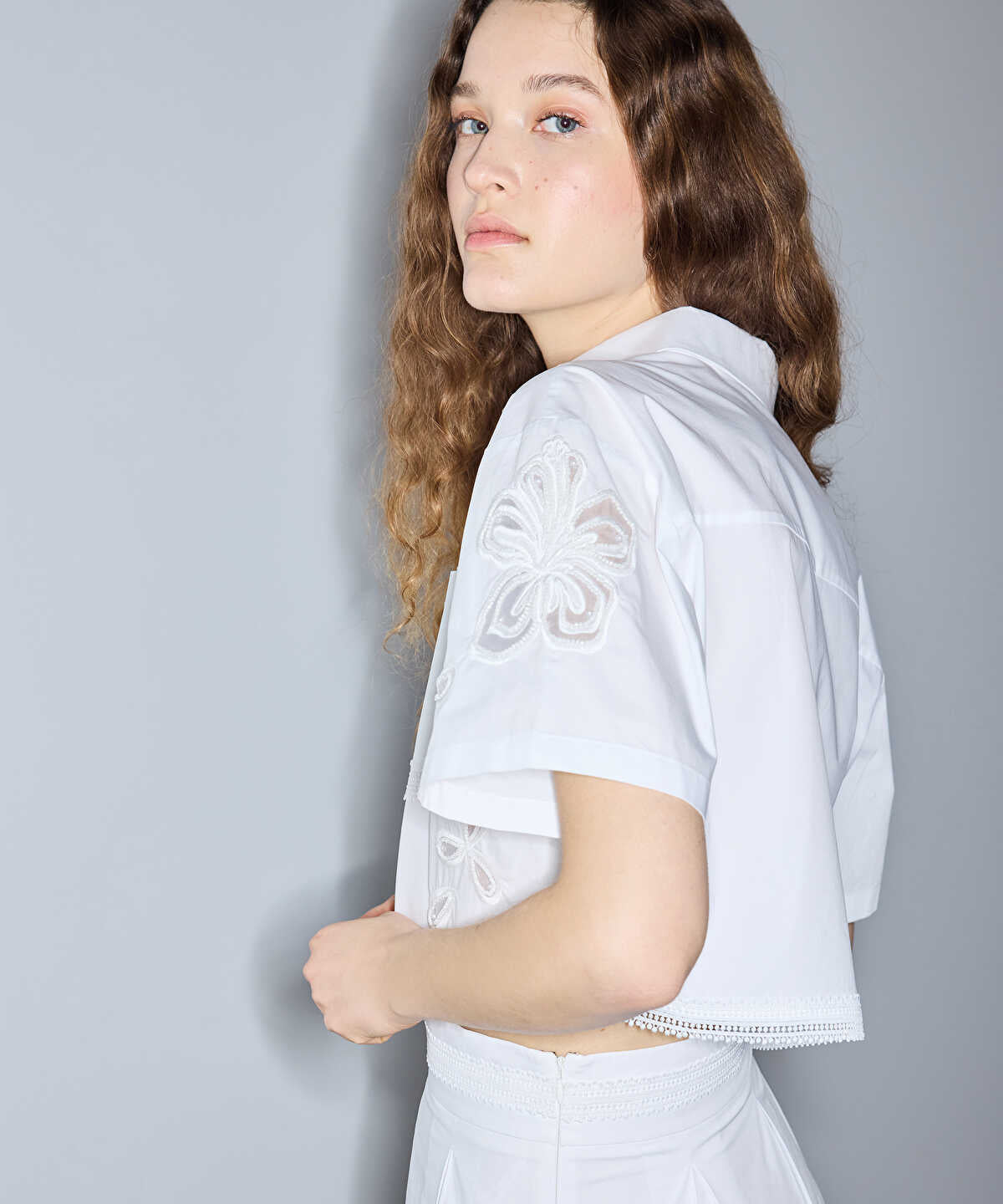 Beaded and Embroidered Shirt