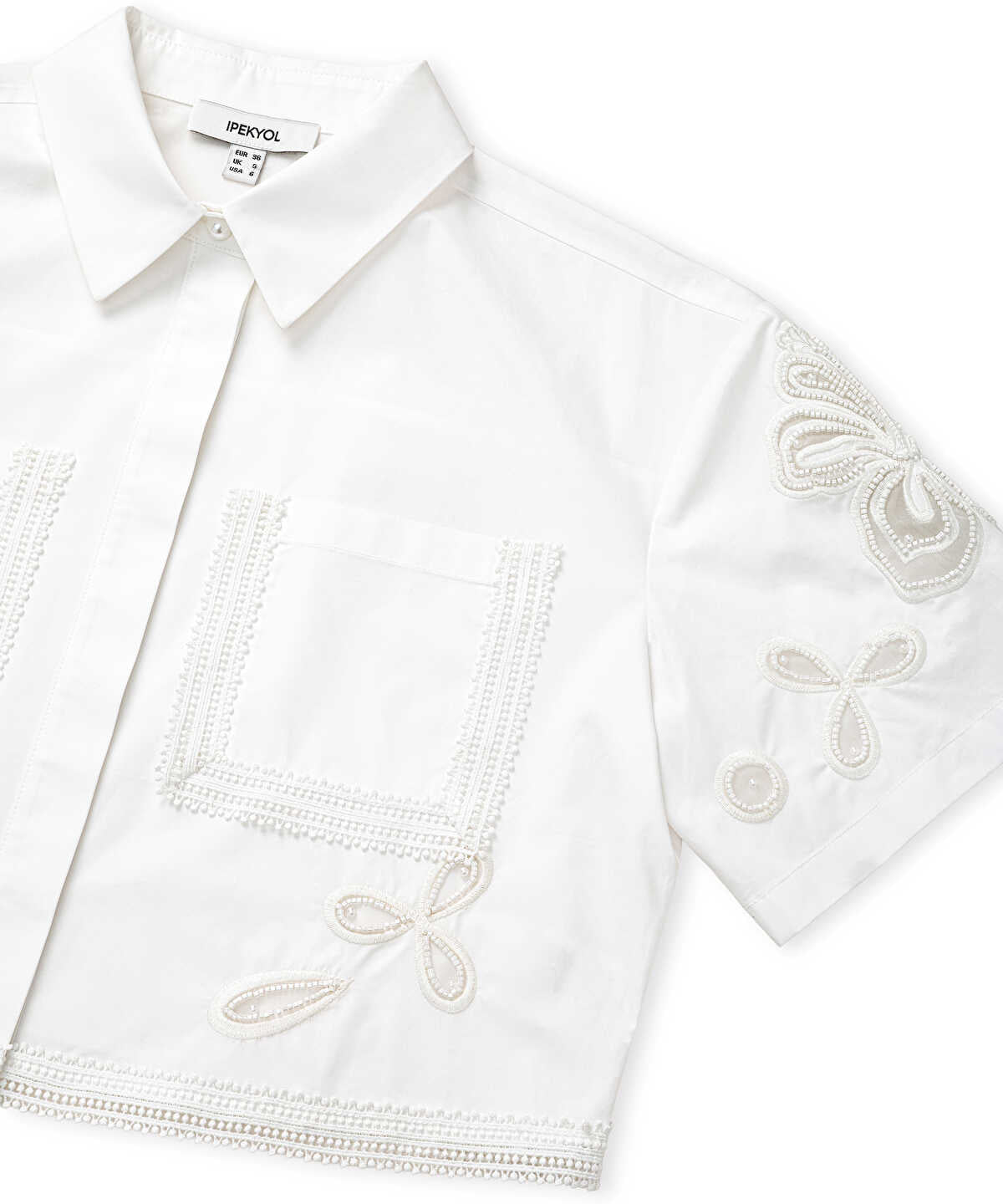 Beaded and Embroidered Shirt