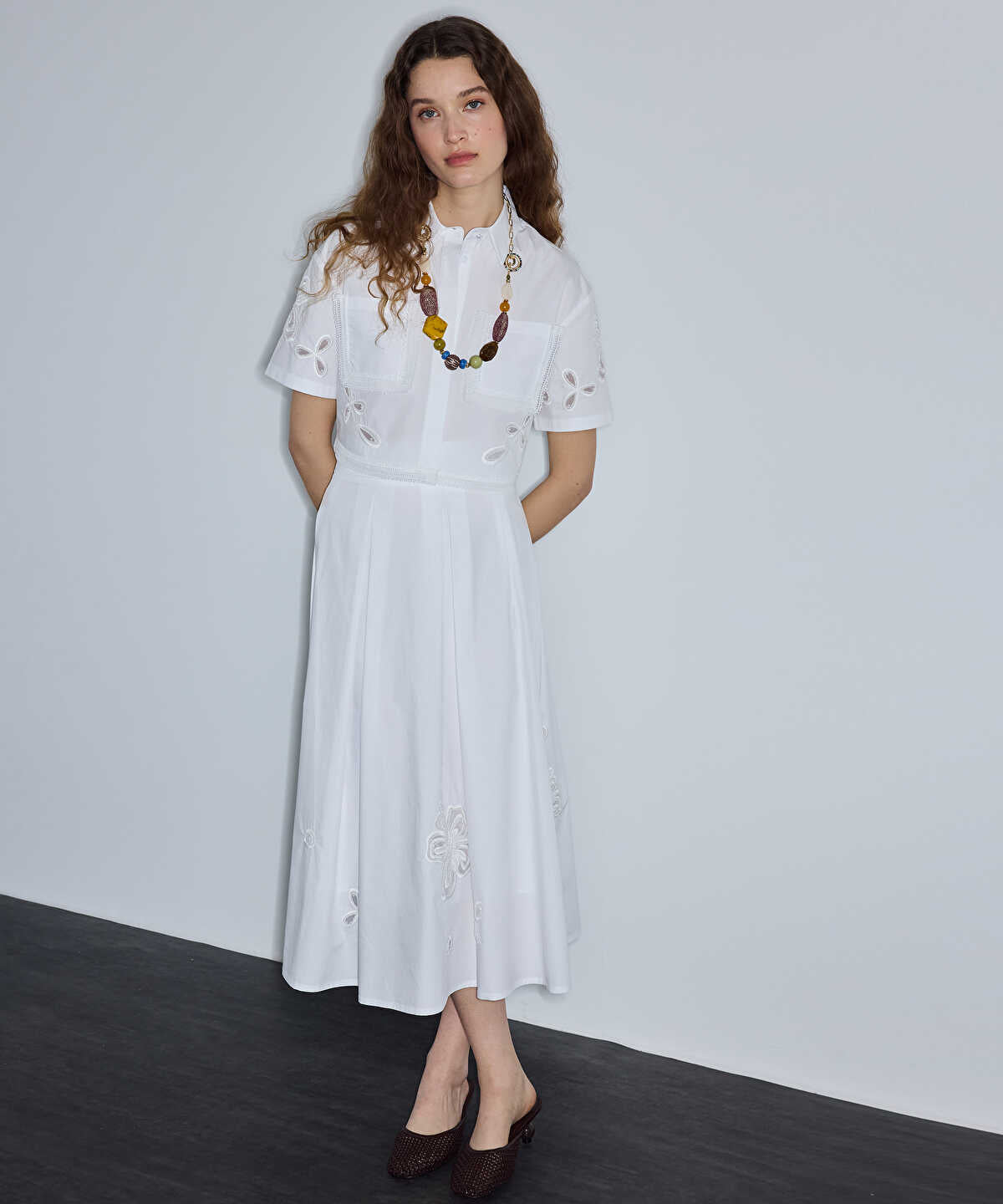 Beaded and Embroidered Shirt