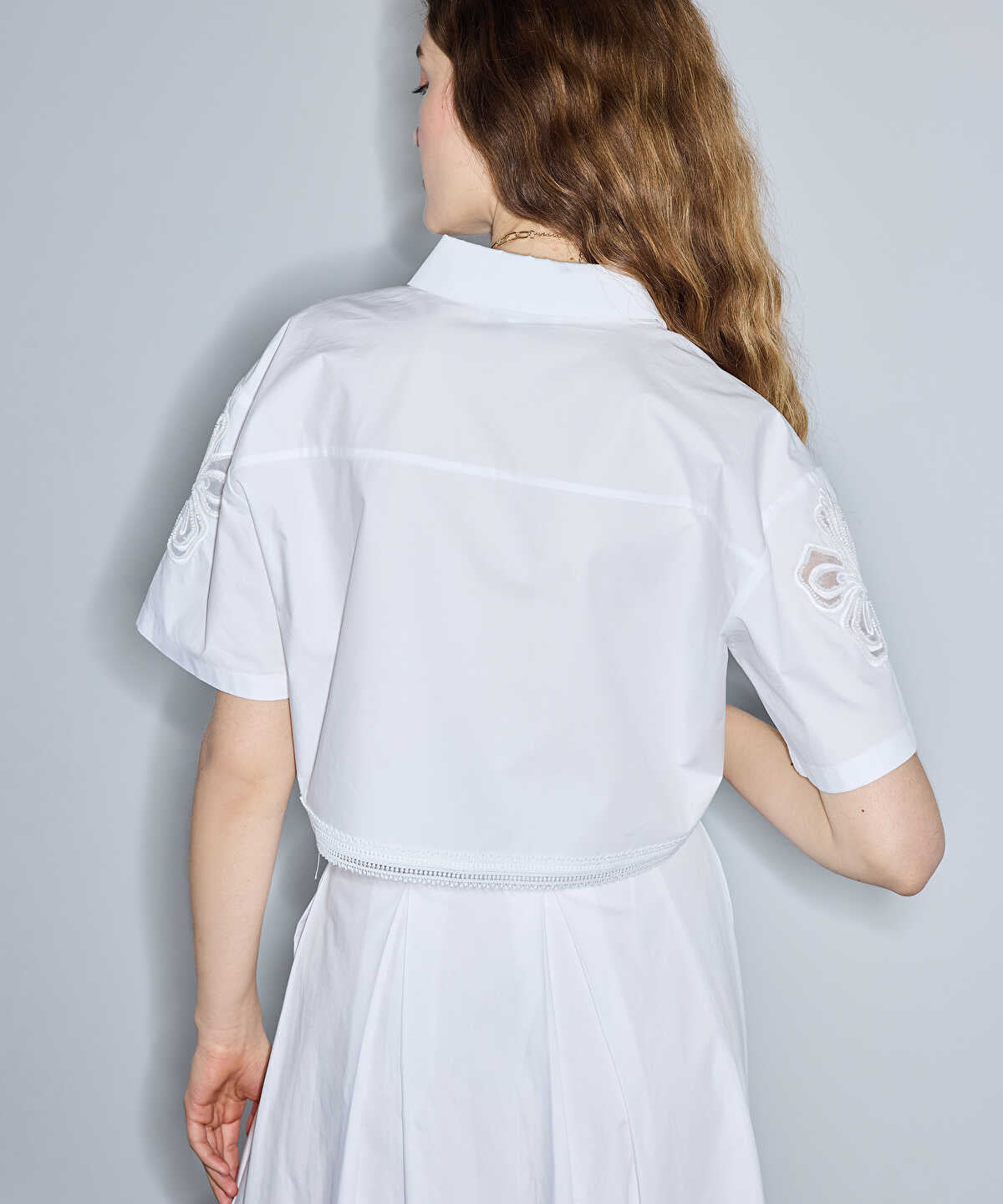 Beaded and Embroidered Shirt