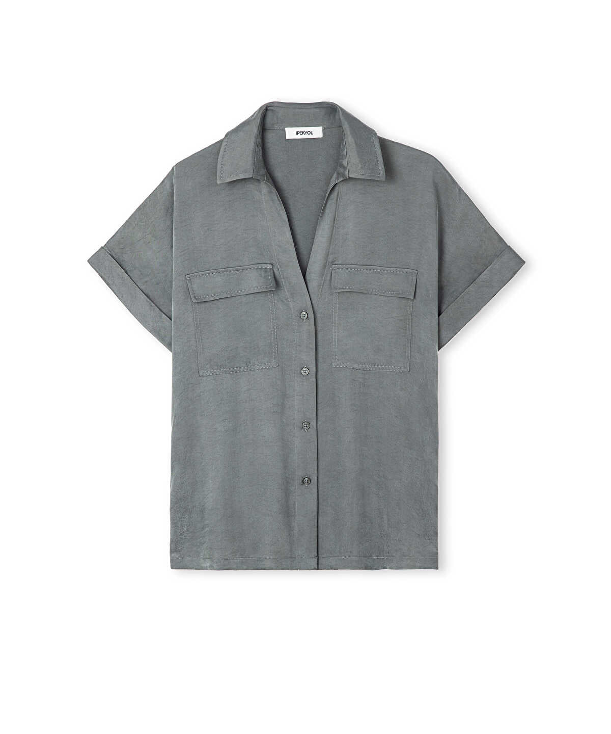 Relaxed-Fit Shirt with Pockets