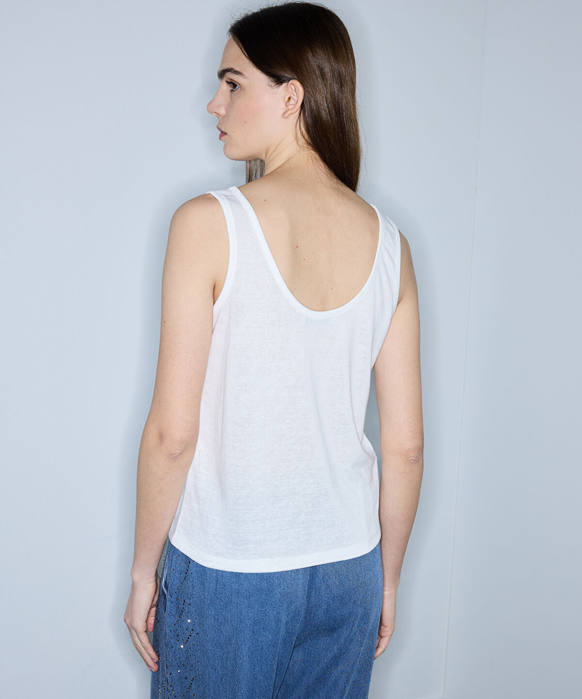 Embellished Denim Shirt