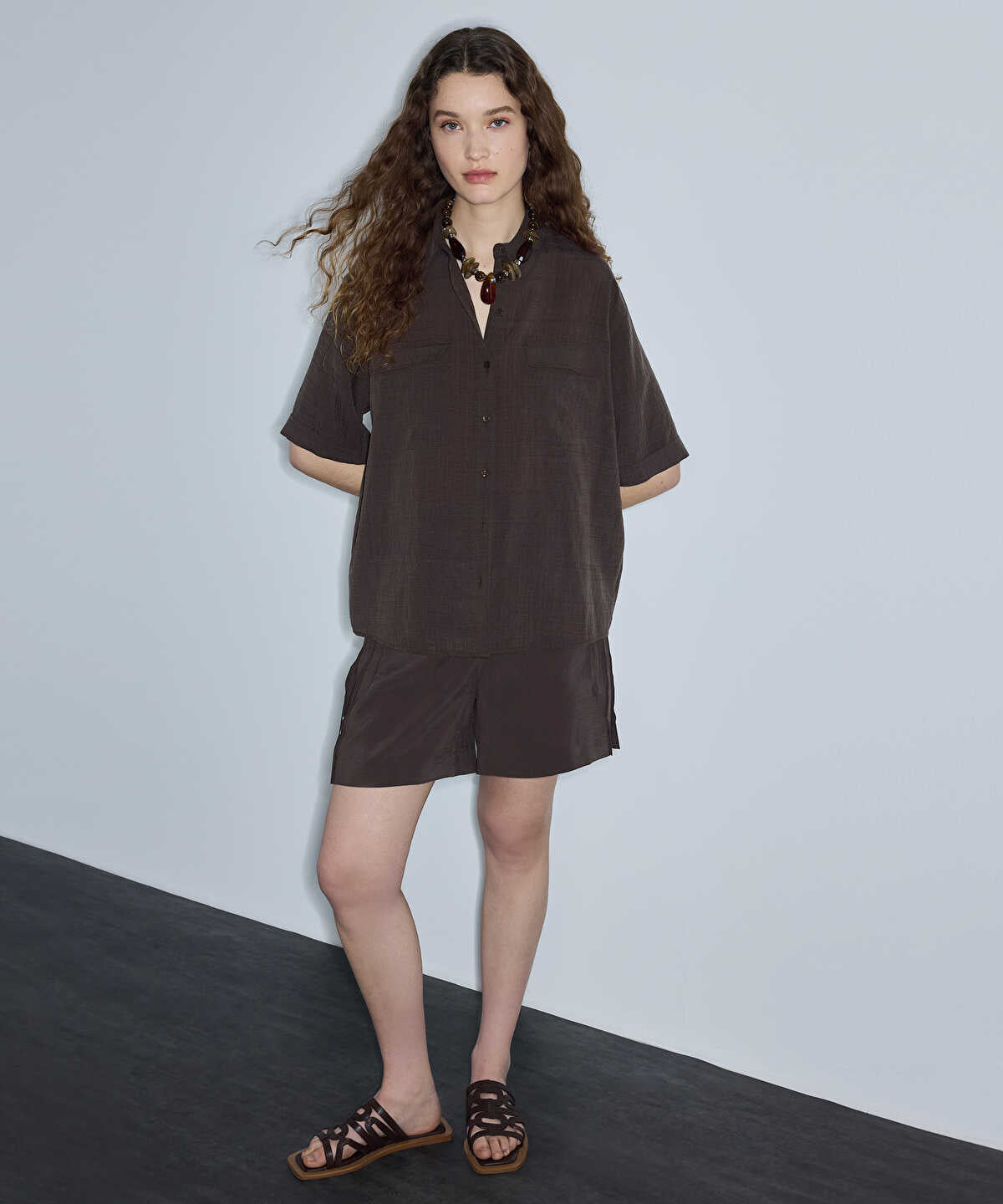 Relaxed-Fit Shirt with Flap Pockets