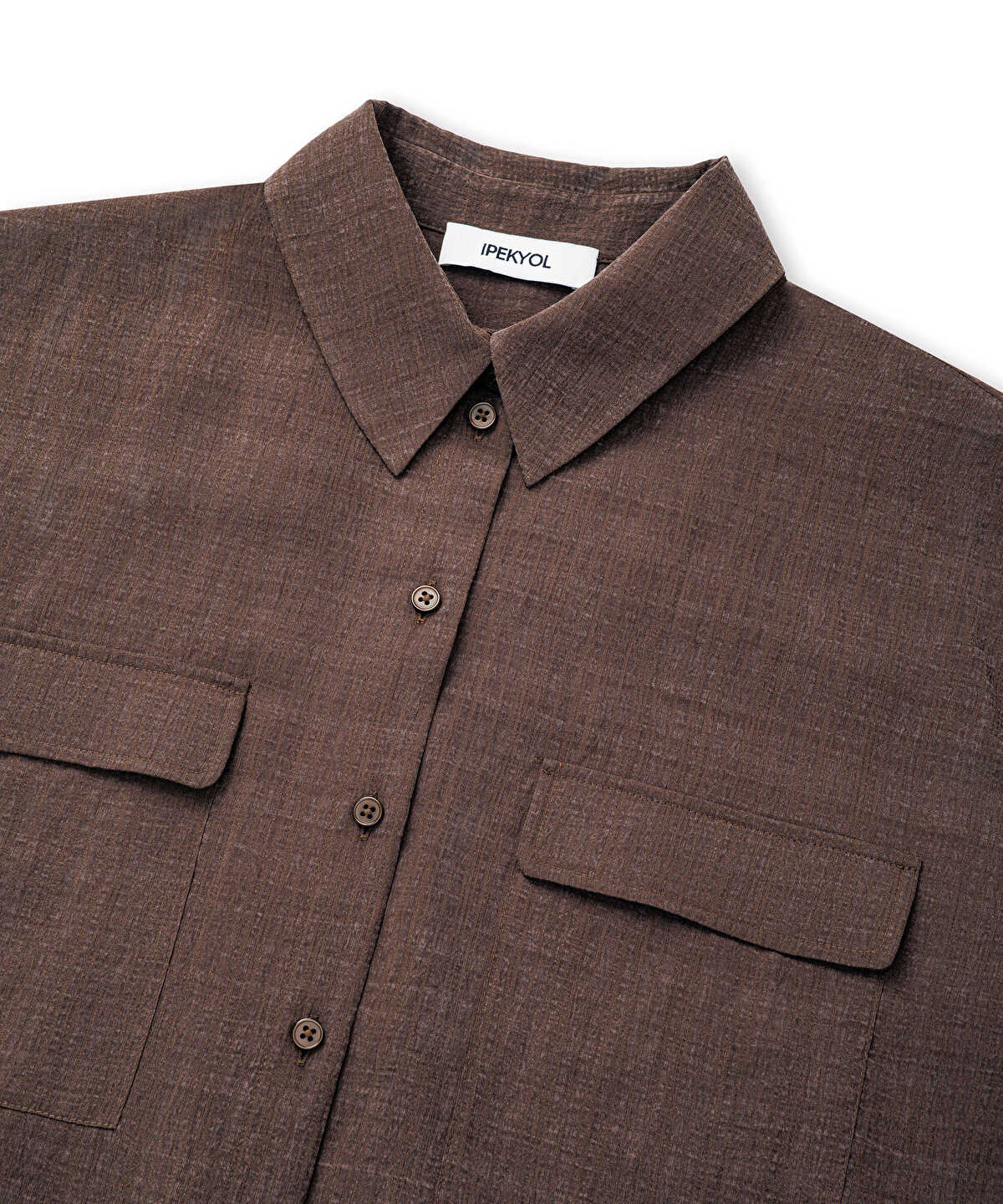 Relaxed-Fit Shirt with Flap Pockets