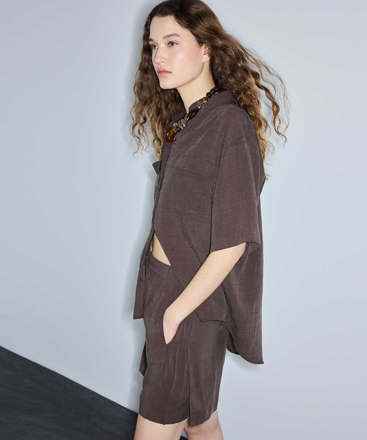 Relaxed-Fit Shirt with Flap Pockets