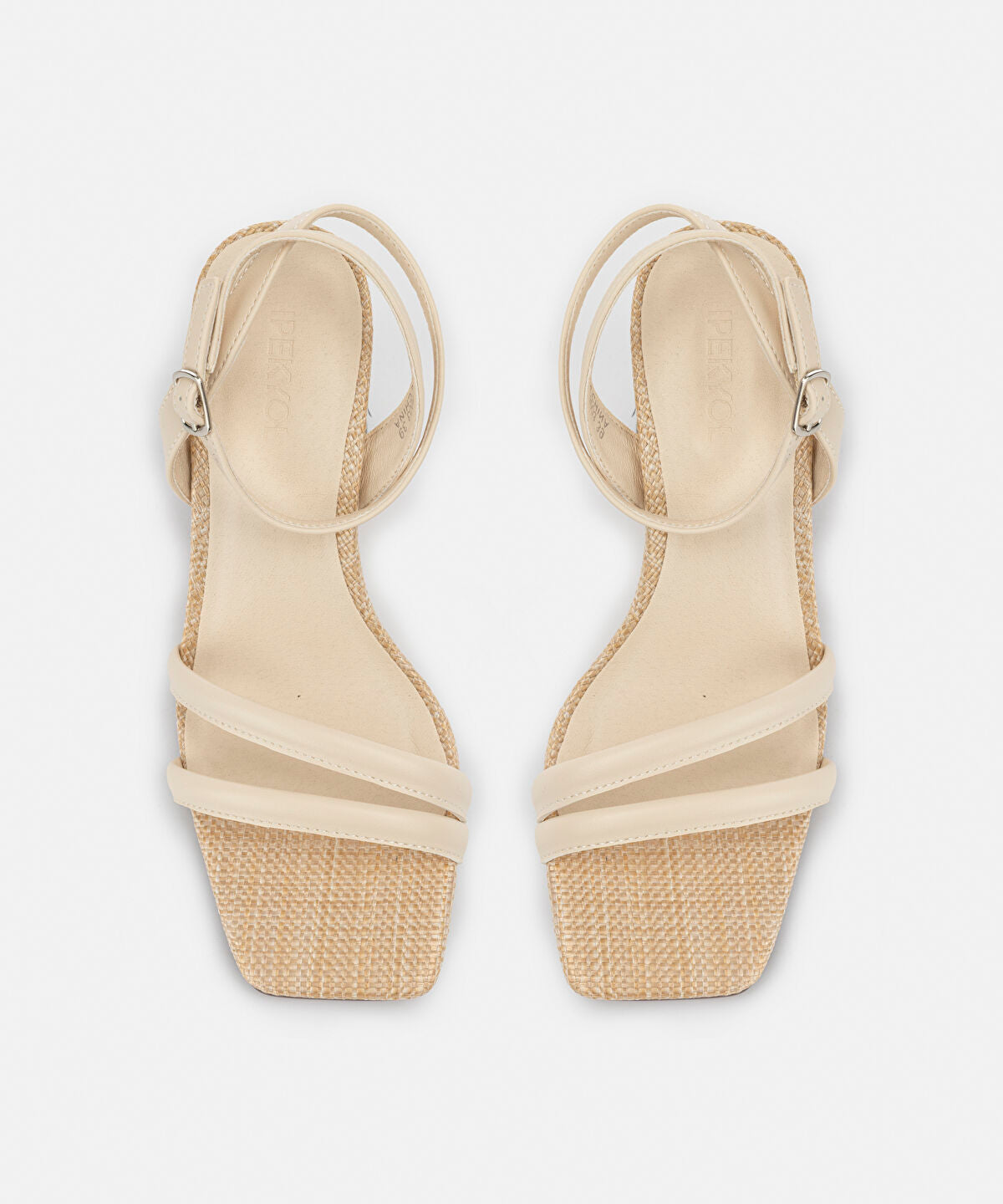 Contrast-Textured Heels
