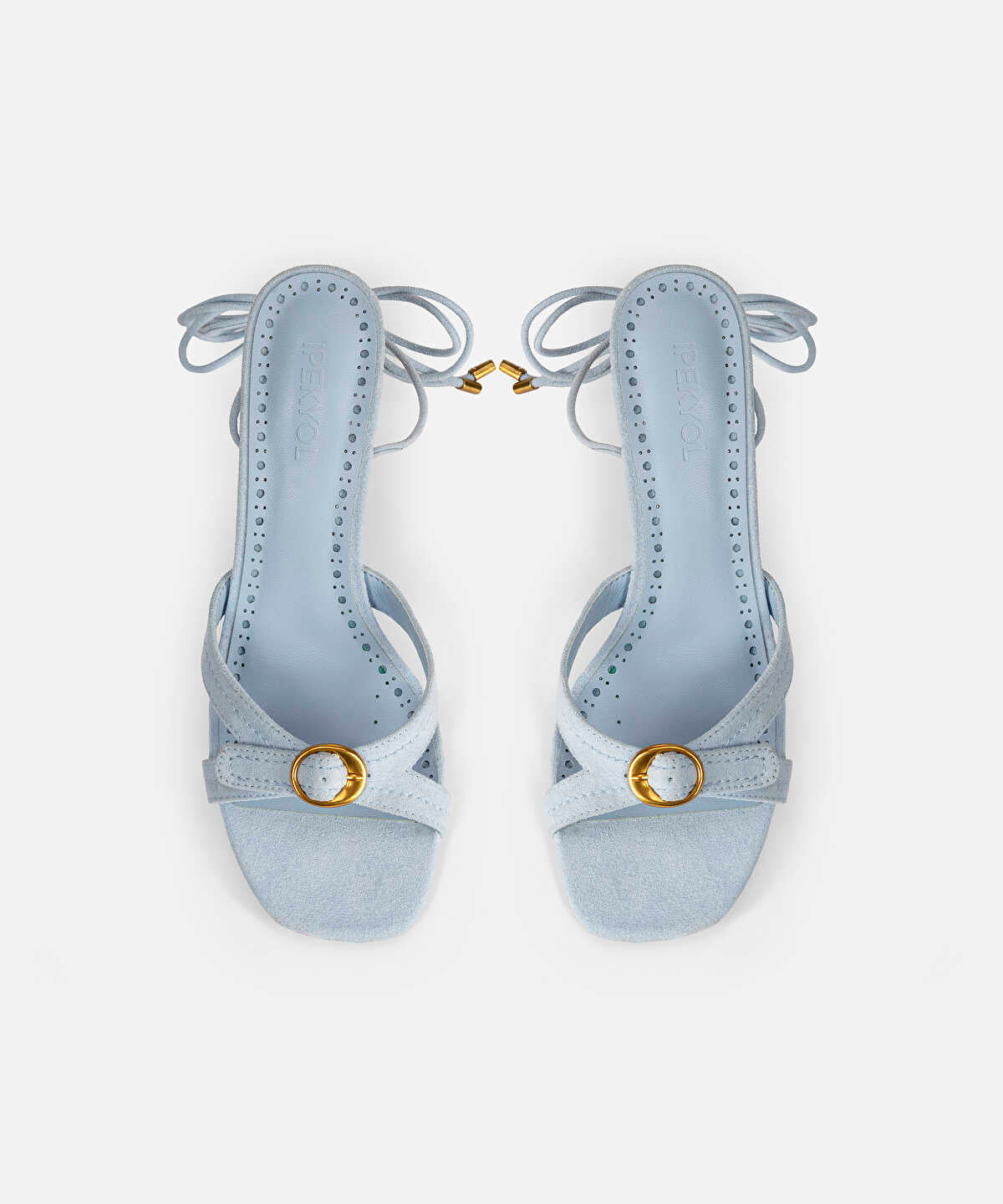 Ankle Tie Heeled Sandals