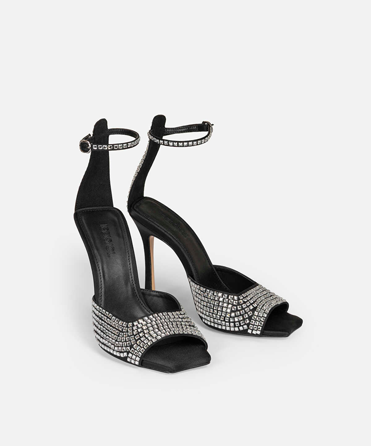 Rhinestone Embellished Heels