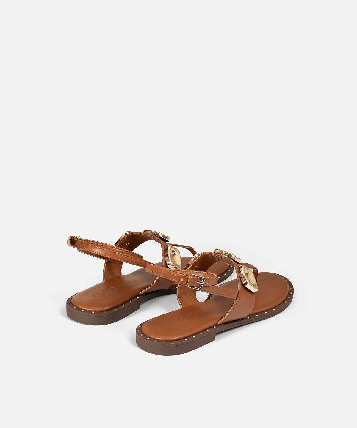 Metal Accent Sandals