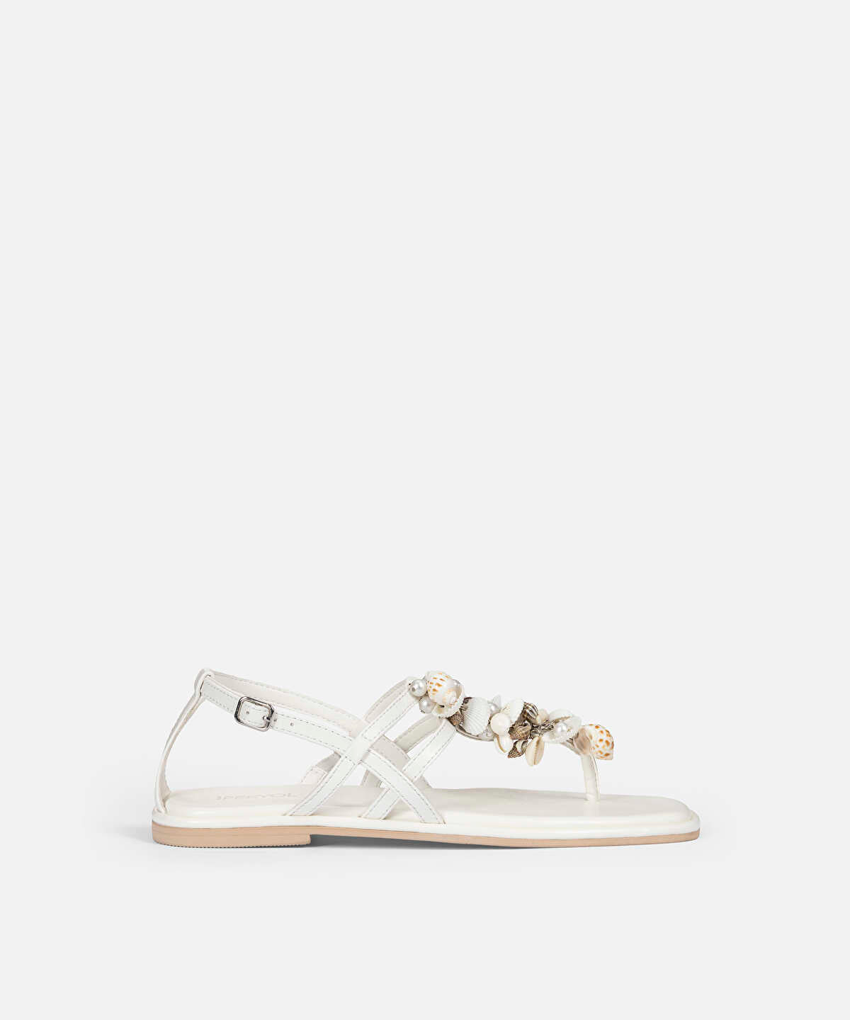 Seashell Embellished Sandals