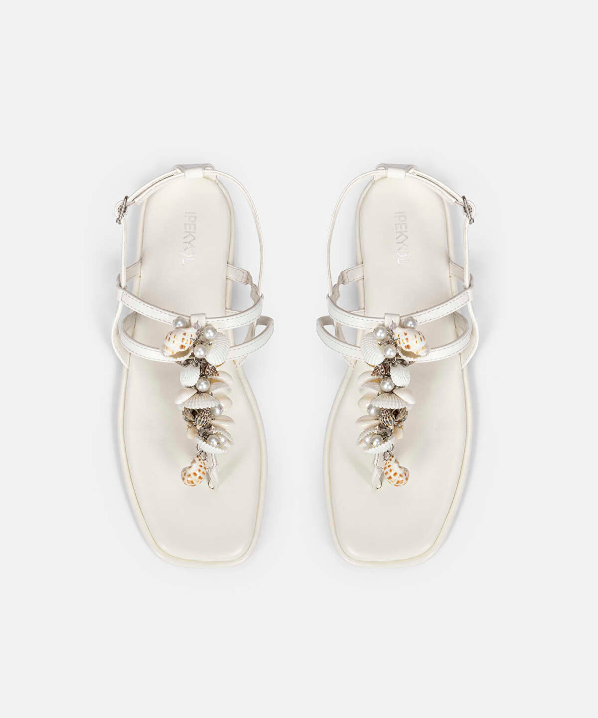 Seashell Embellished Sandals
