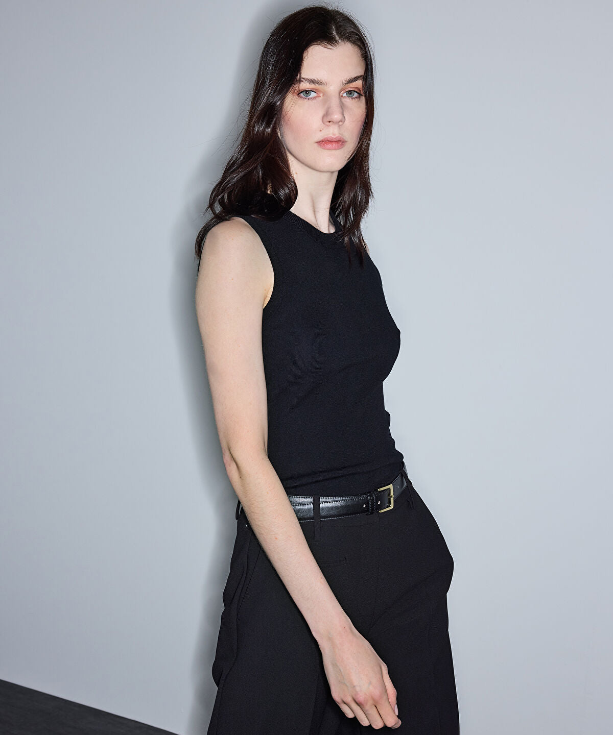 Lace Trim Knit Top