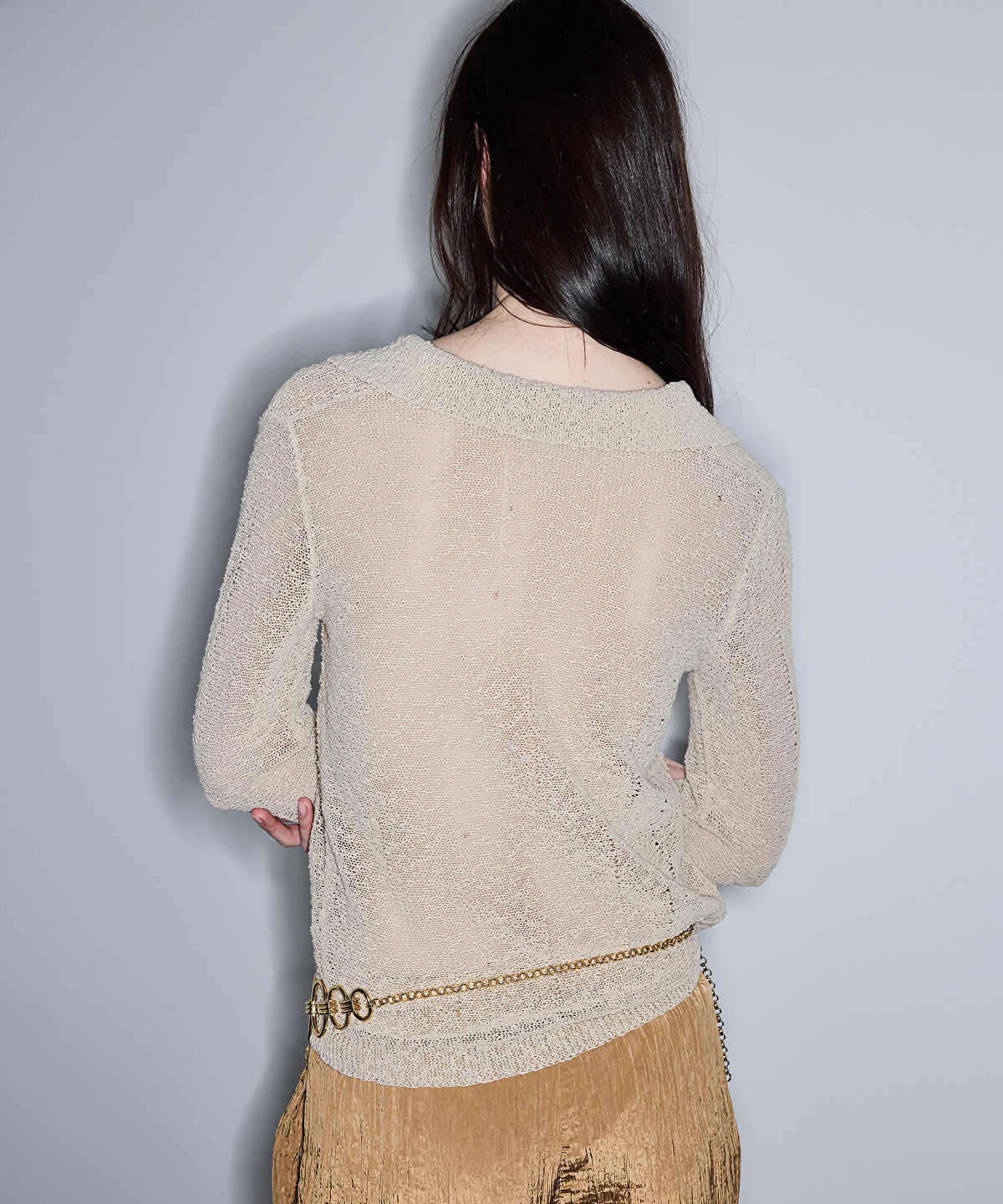 Embellished Knit Top