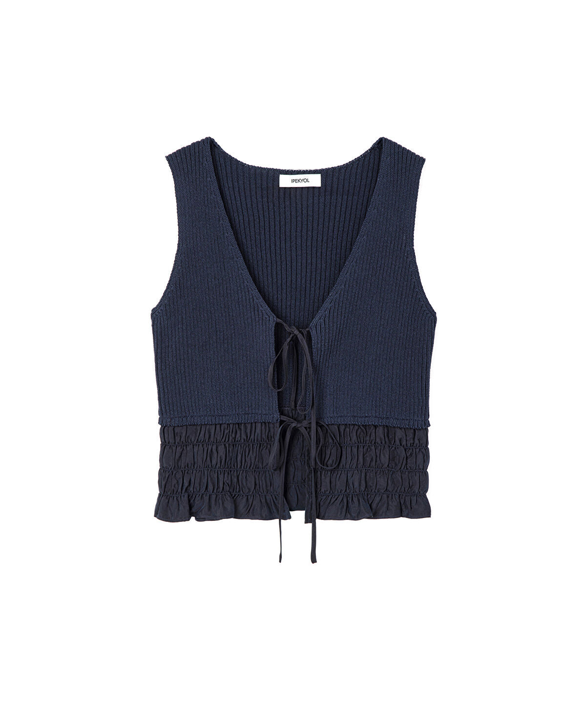 Mixed Knit Top