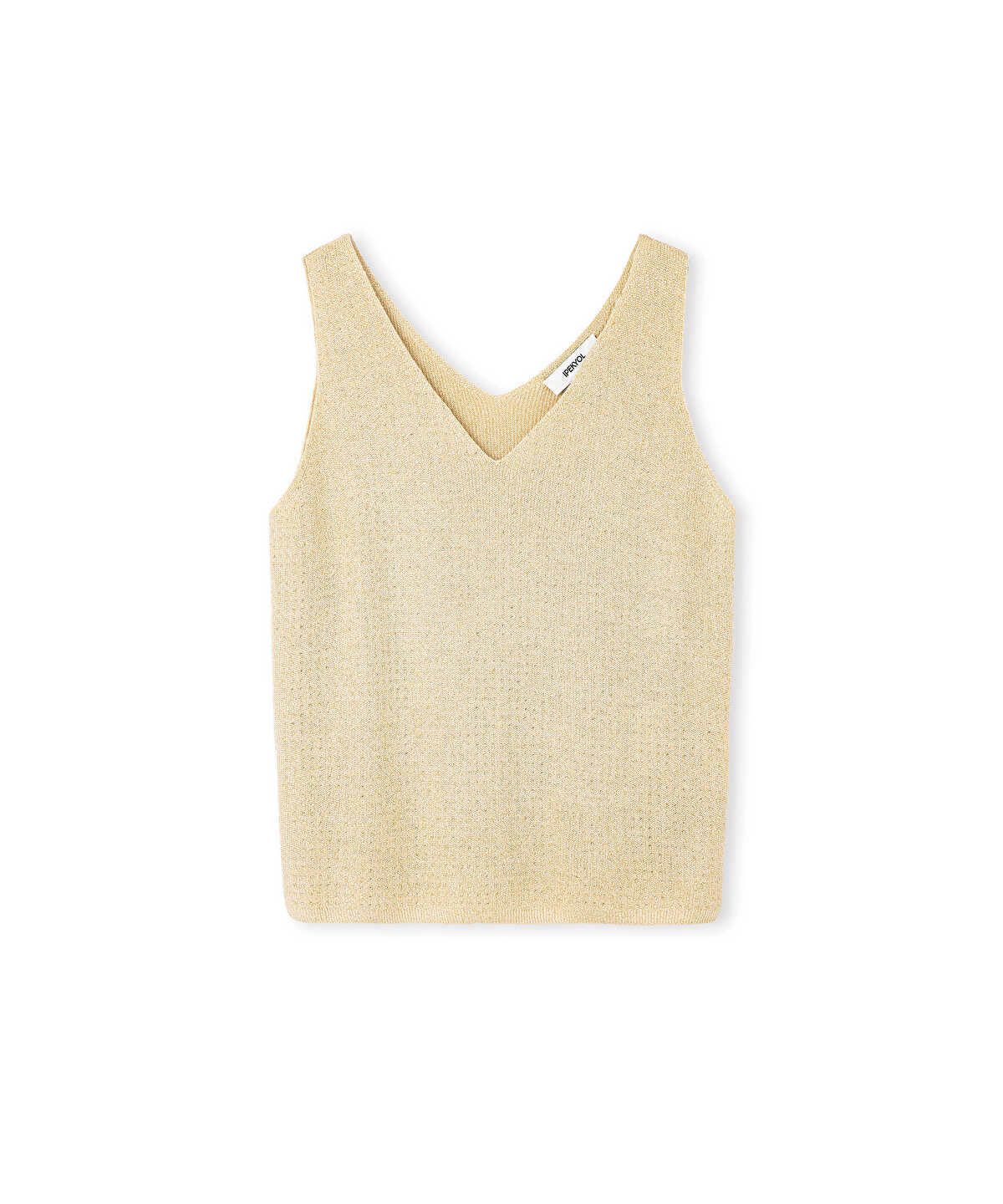 Lurex Knit Top with Rhinestones