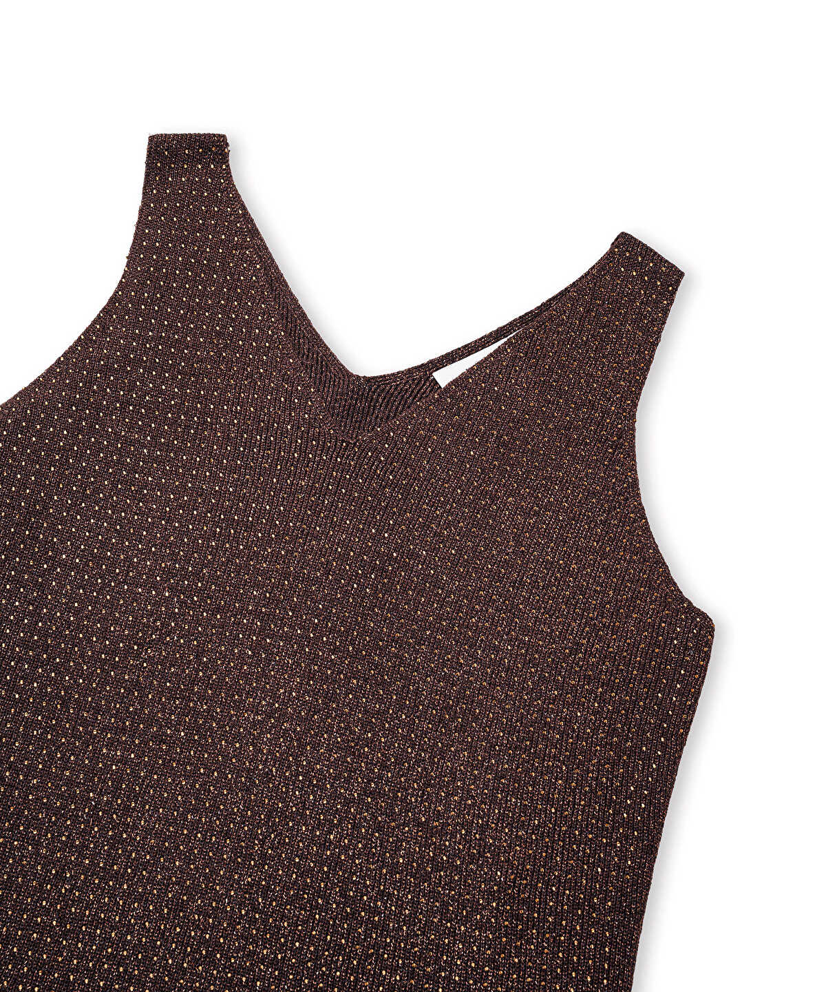 Lurex Knit Top with Rhinestones