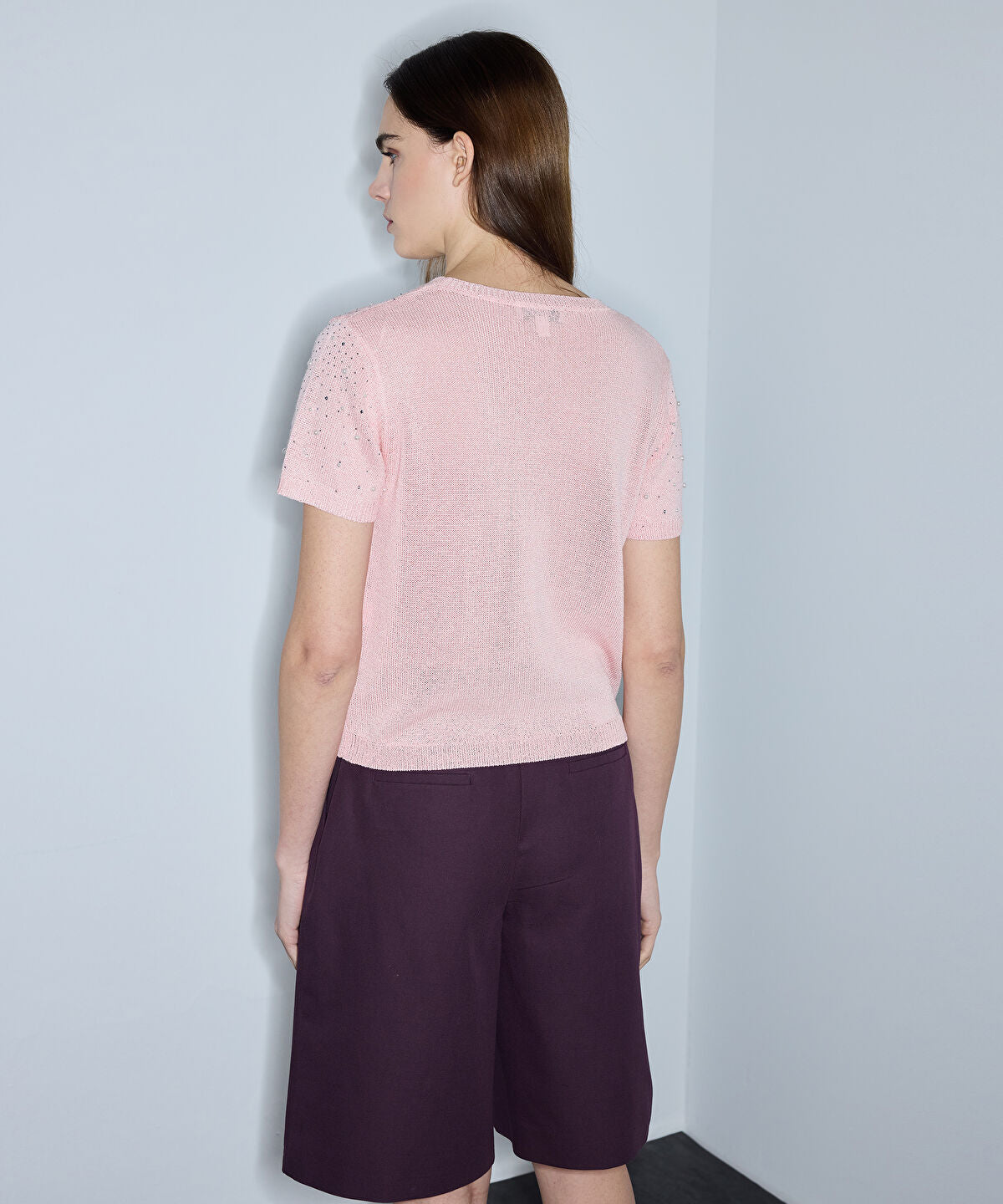 Embellished Knit Top