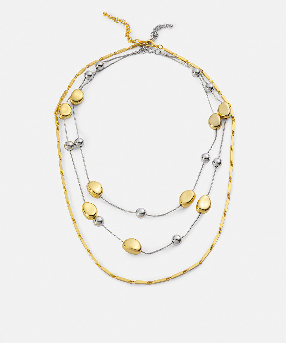 Layered Two-Tone Necklace