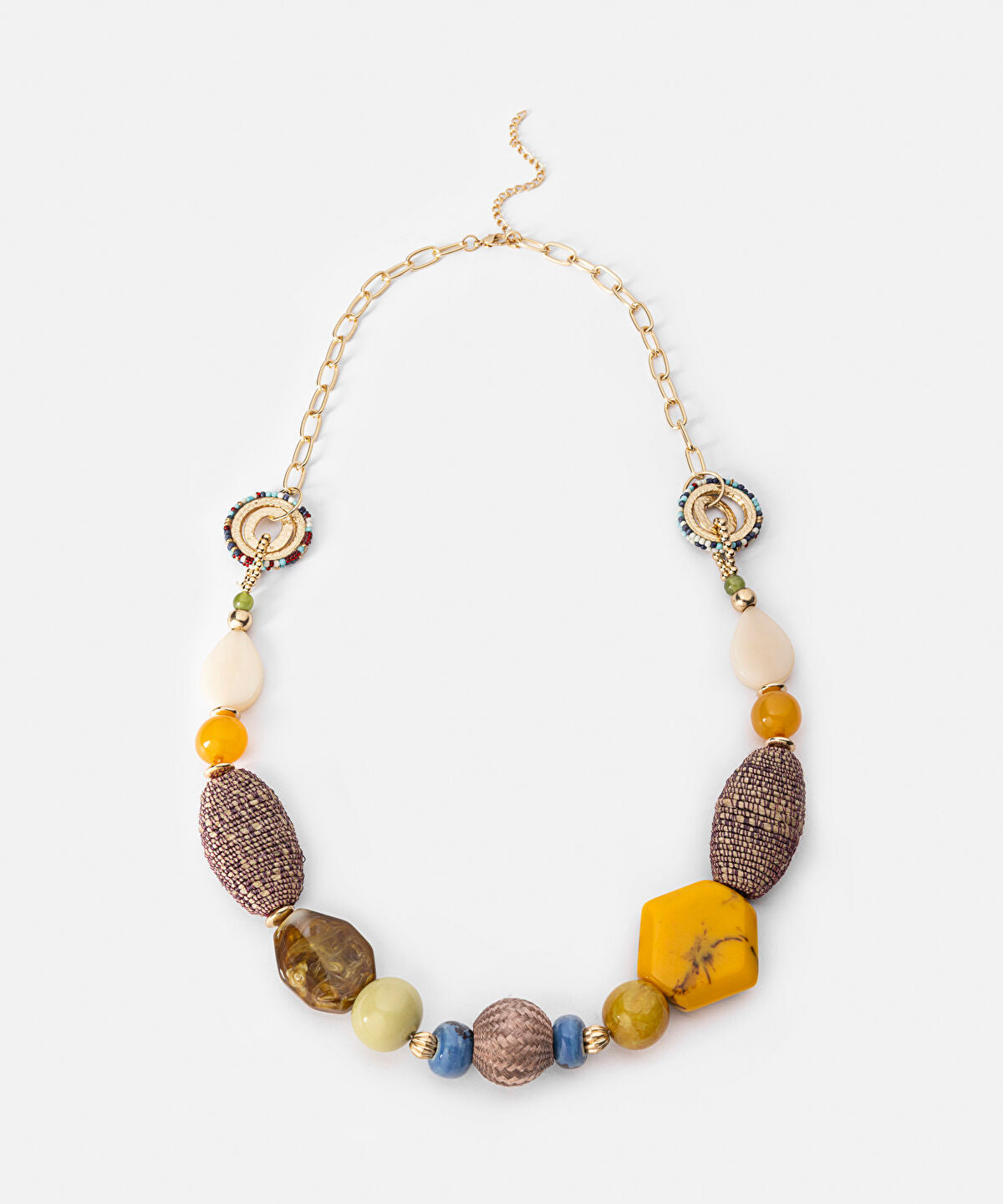 Resin and Bead Necklace