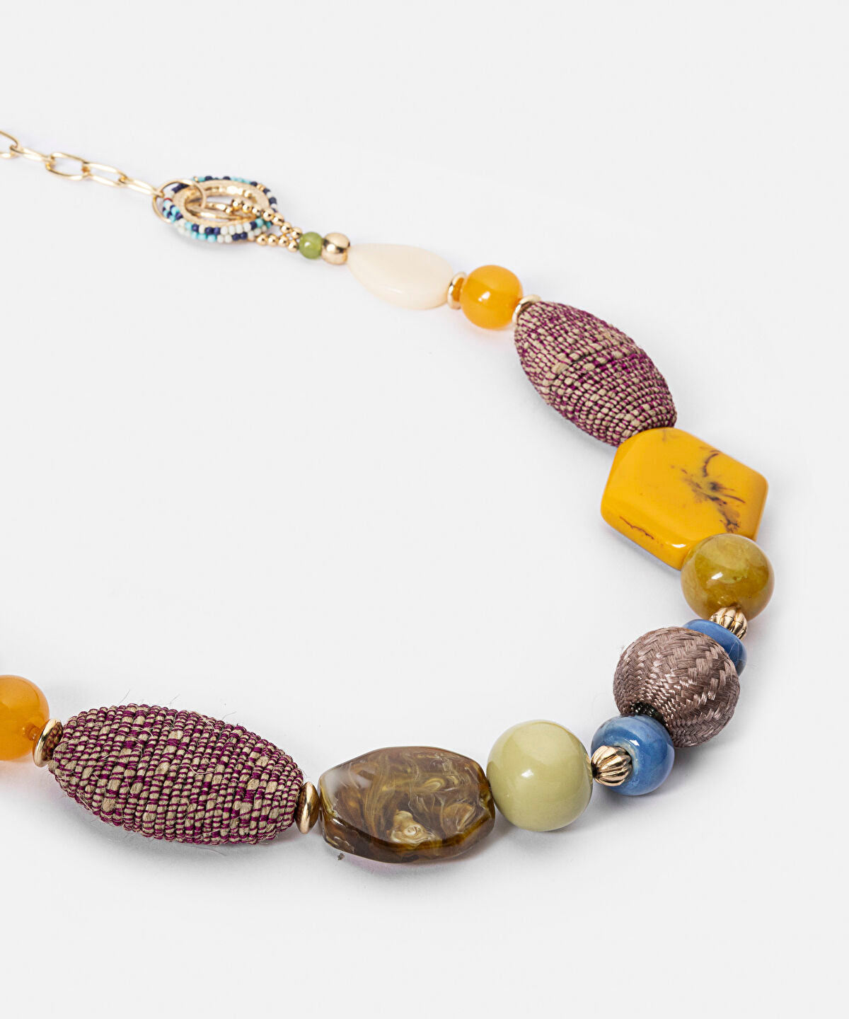 Resin and Bead Necklace