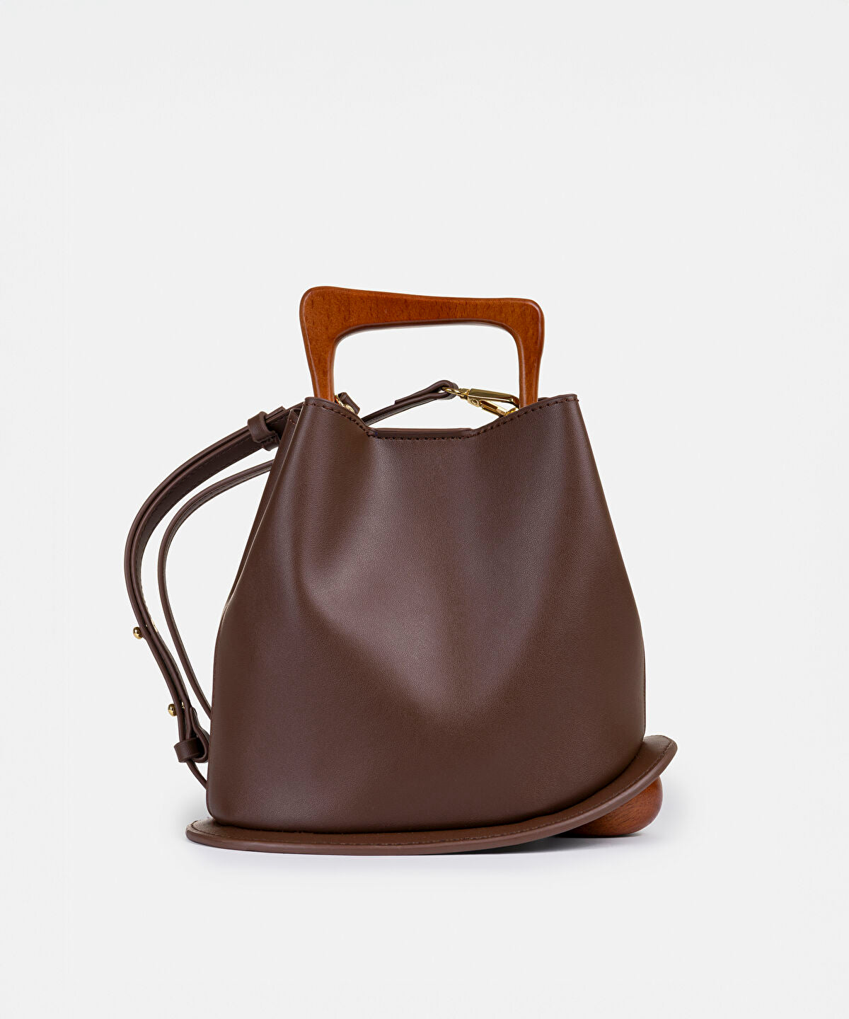 Wooden Handle Bag