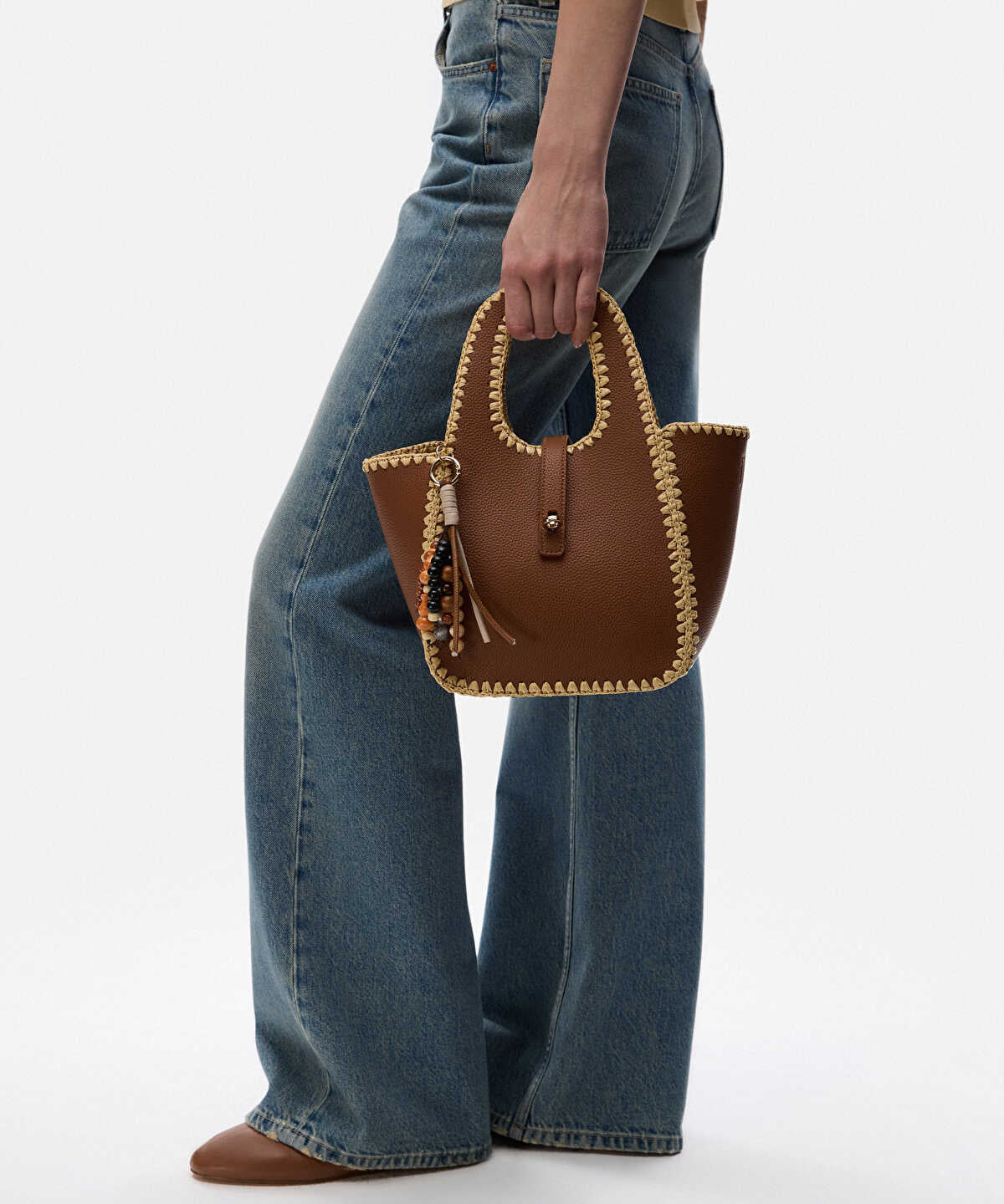 Contrast Stitch Bag