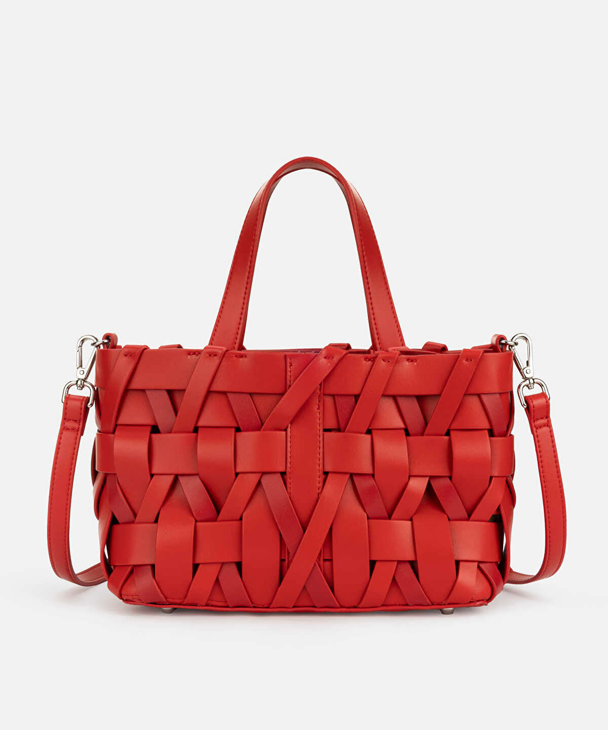 Double Handle Woven Bag
