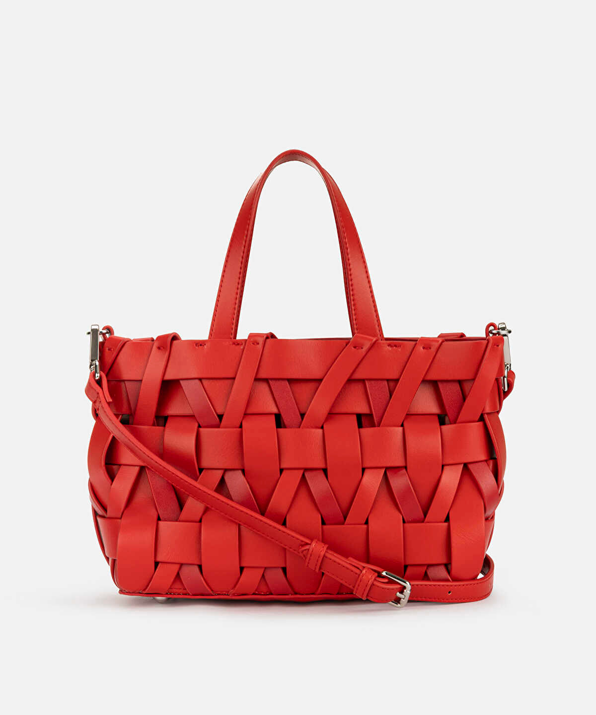 Double Handle Woven Bag