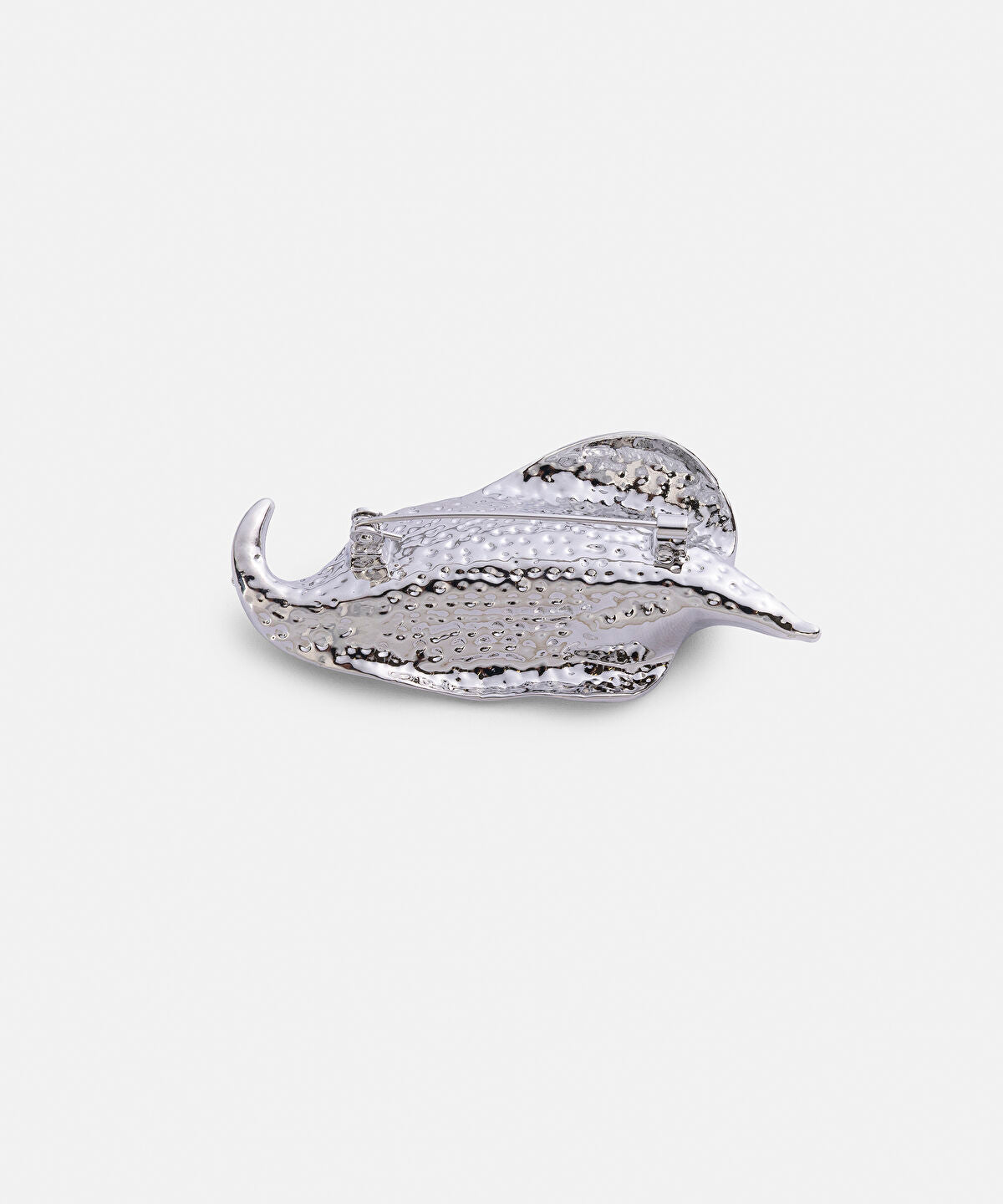 Textured Leaf Brooch