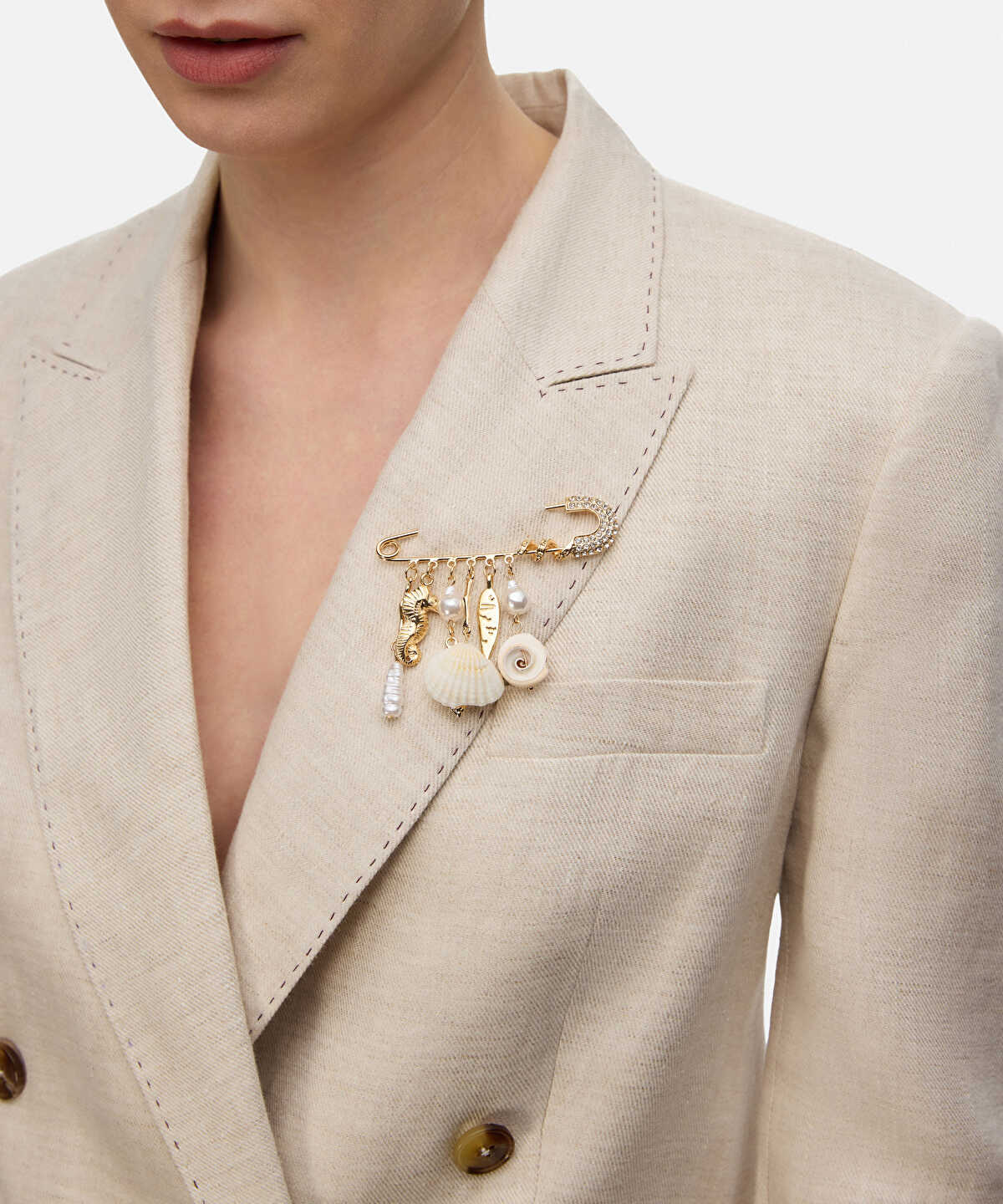 Marine Theme Pin Brooch