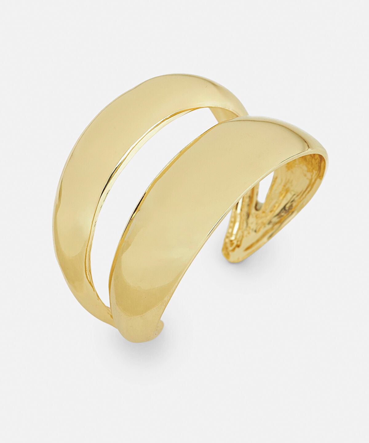 Pack of Two Combined Rigid Bracelets