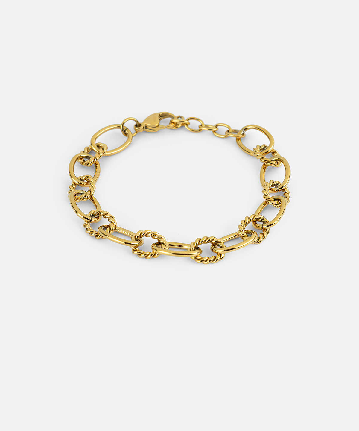 Interlocking Stainless Steel Bracelet