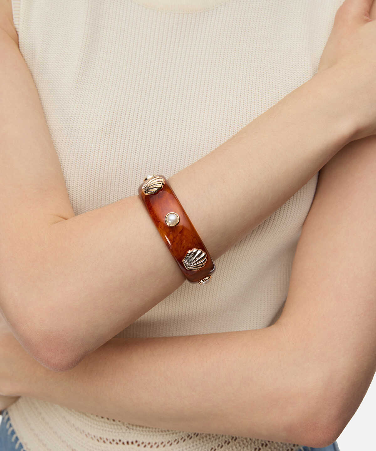 Marine Inspired Acrylic Bracelet