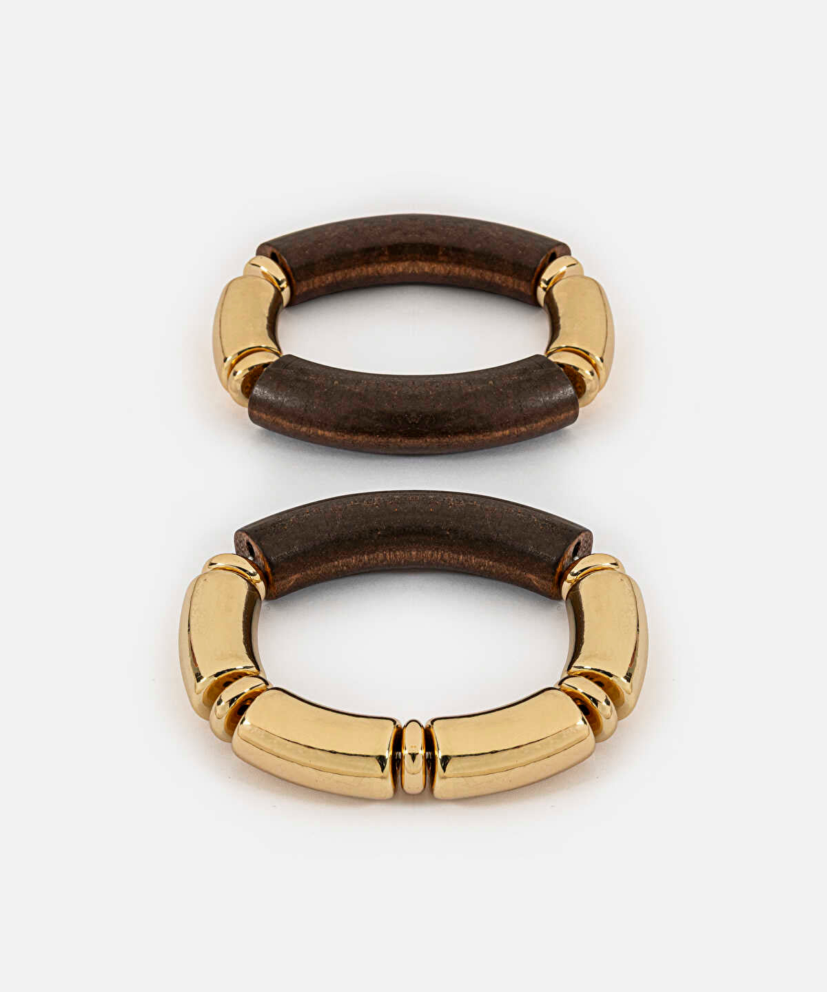 Wood Piece Bracelet Set
